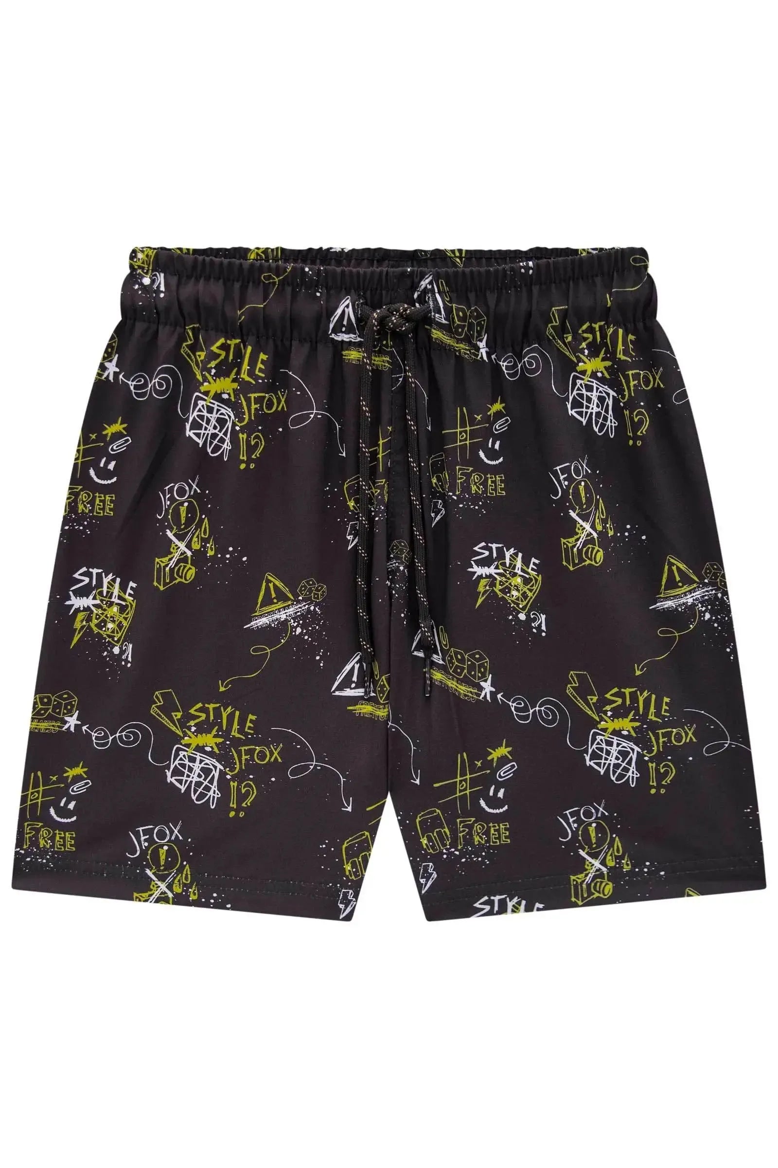 Bermuda Boxer em Nylon Ergonomic com Elastano 85332 Johnny Fox Teen Menino