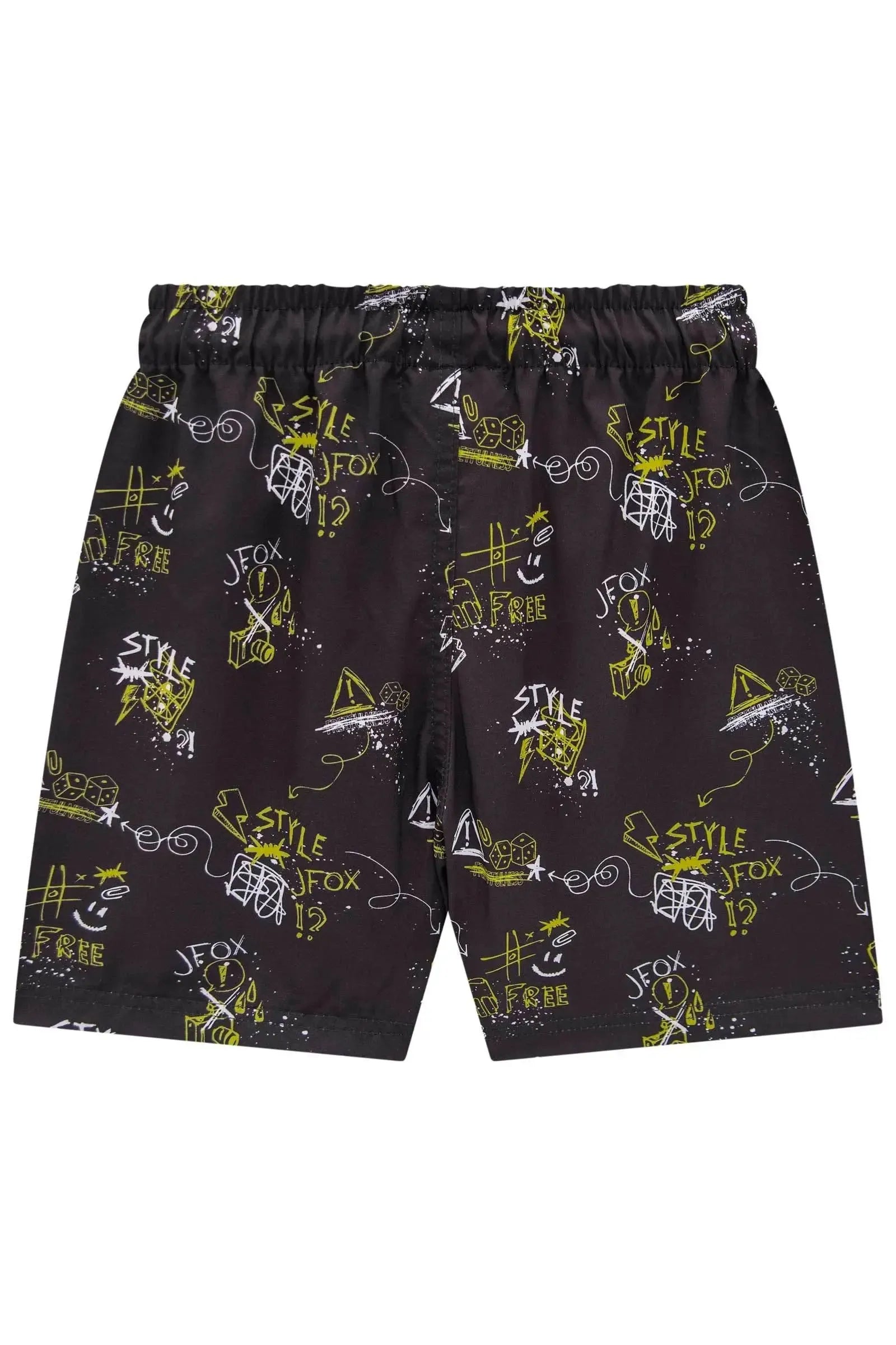 Bermuda Boxer em Nylon Ergonomic com Elastano 85332 Johnny Fox Teen Menino