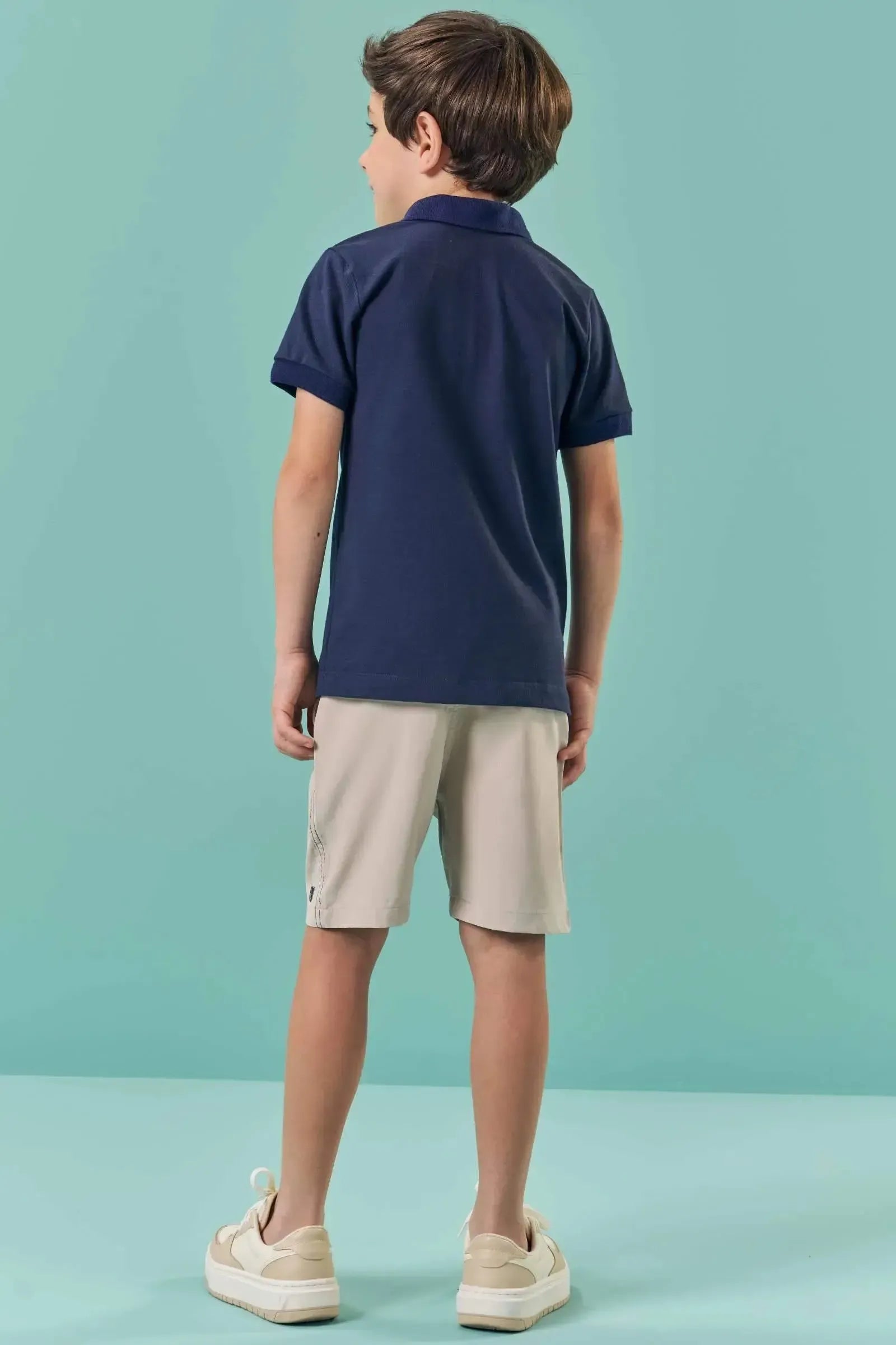 Bermuda Boxer em Nylon Tecnospan com Elastano 84229 LucBoo Infantil Menino