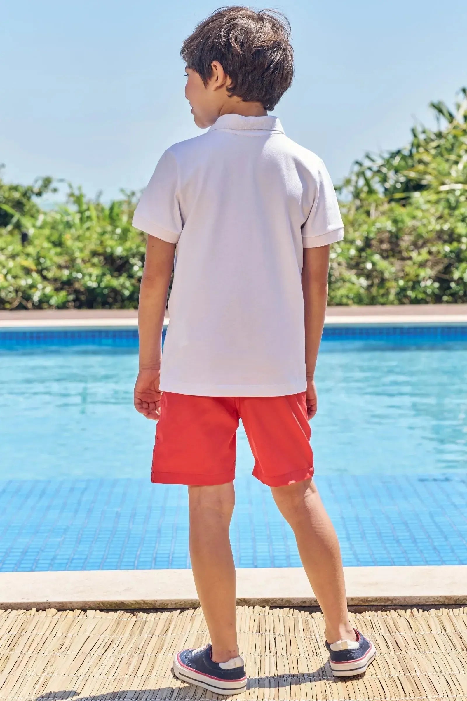 Bermuda Boxer em Nylon Tecnospan com Elastano 84229 LucBoo Infantil Menino