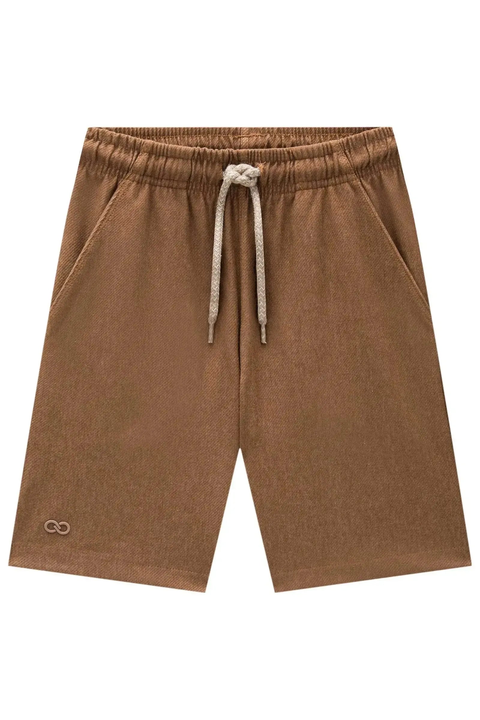 Bermuda em Cotton Jeans com Elastano 93726 LucBoo Infantil Menino