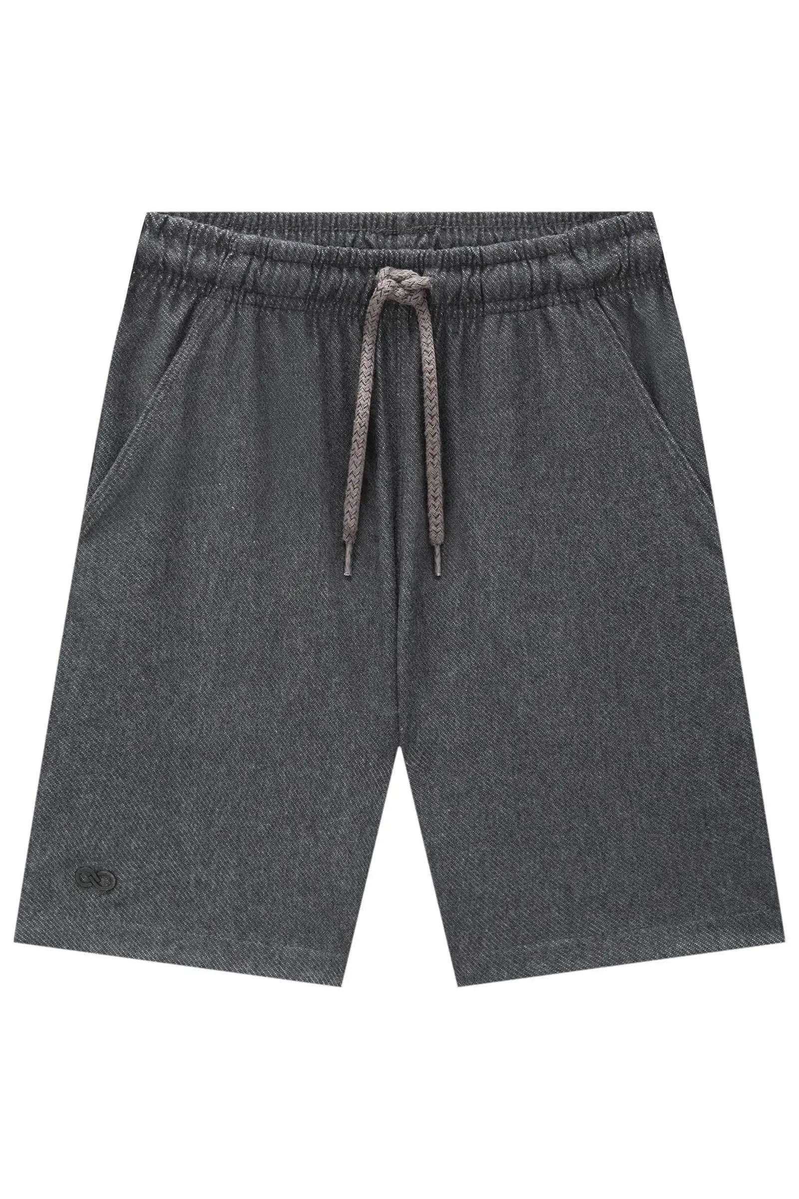 Bermuda em Cotton Jeans com Elastano 93726 LucBoo Infantil Menino