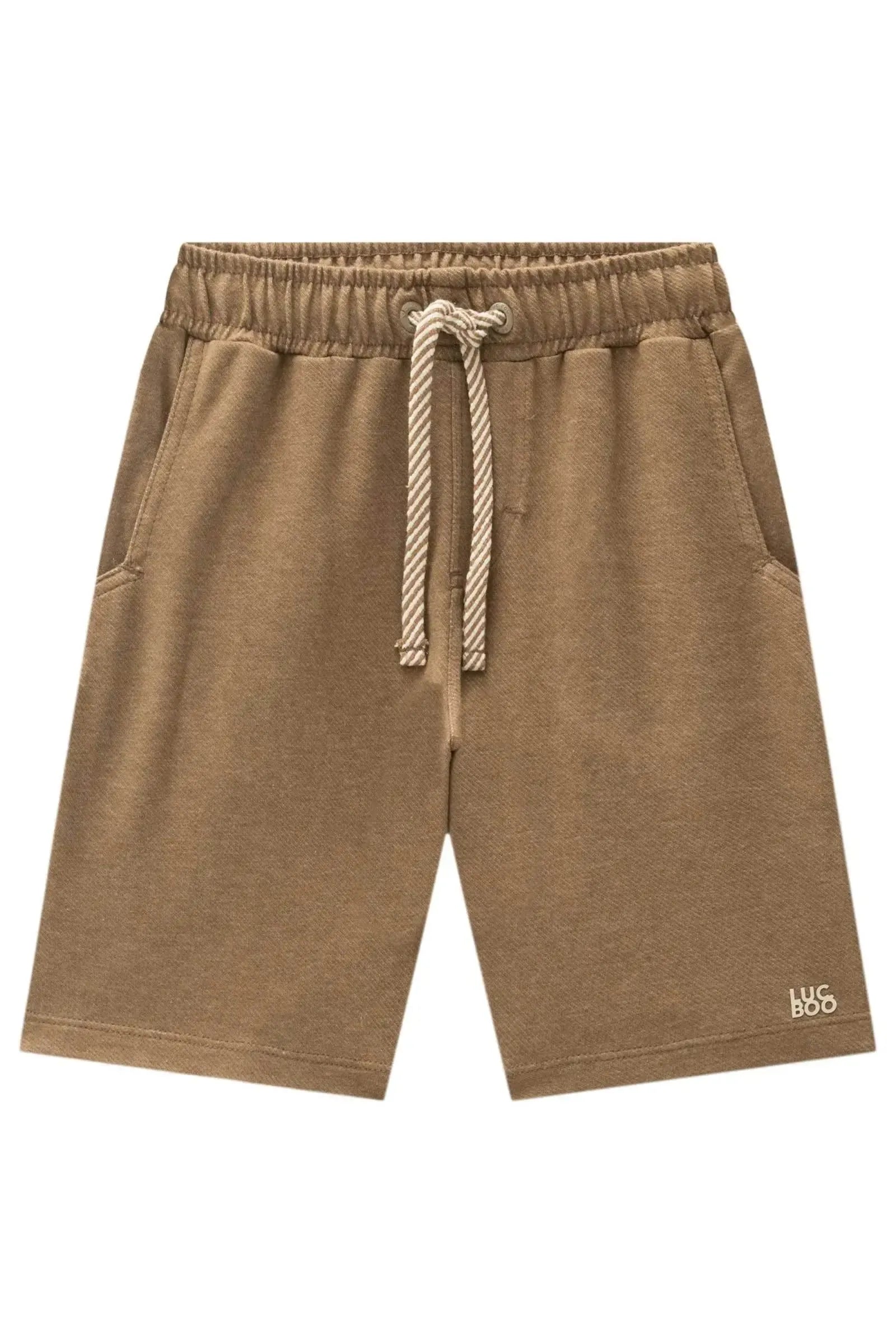 Bermuda em Cotton Jeans com Elastano 94561 LucBoo Infantil Menino