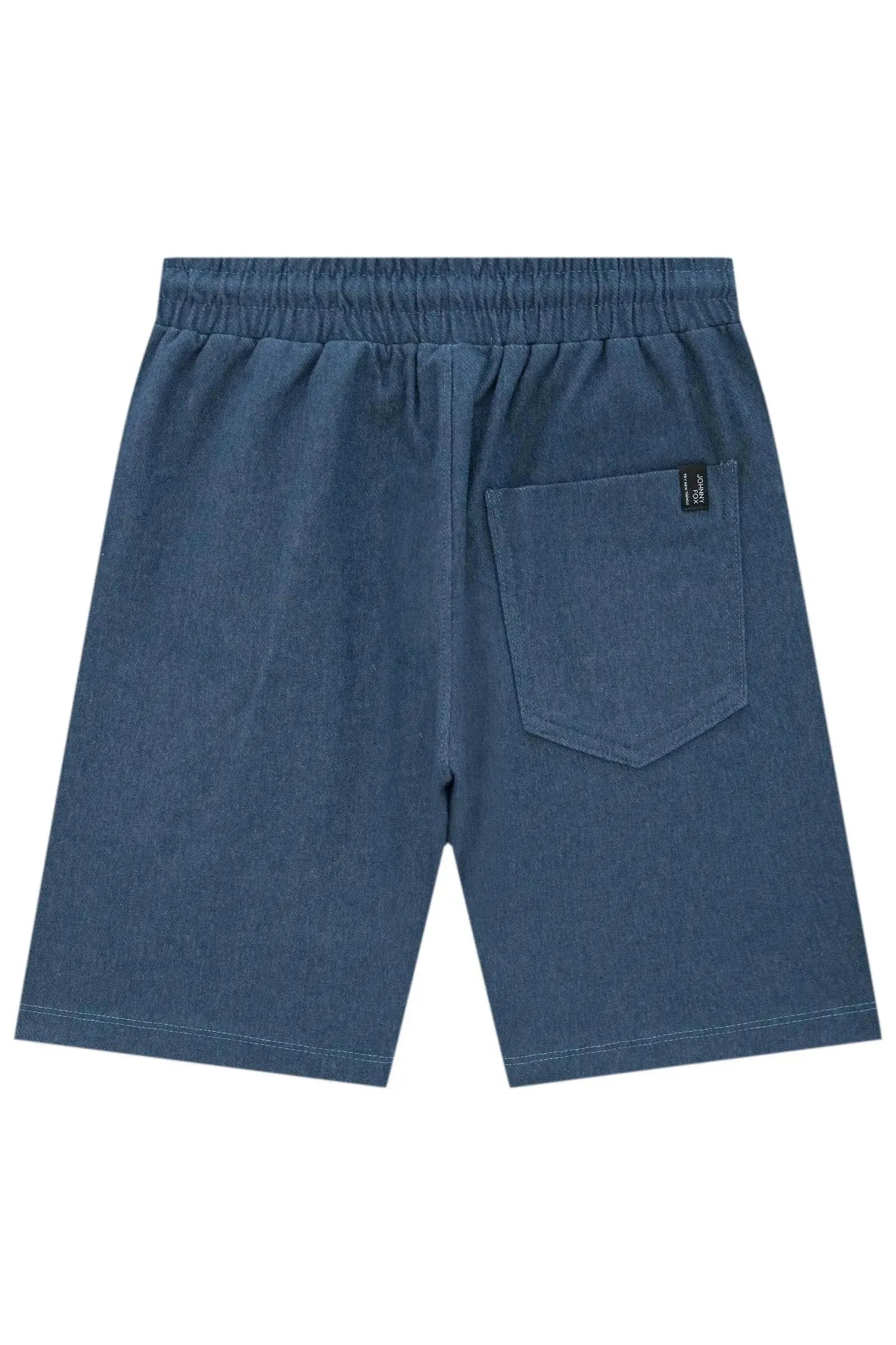 Bermuda em Cotton Jeans com Elastano 84127 Johnny Fox Teen Menino