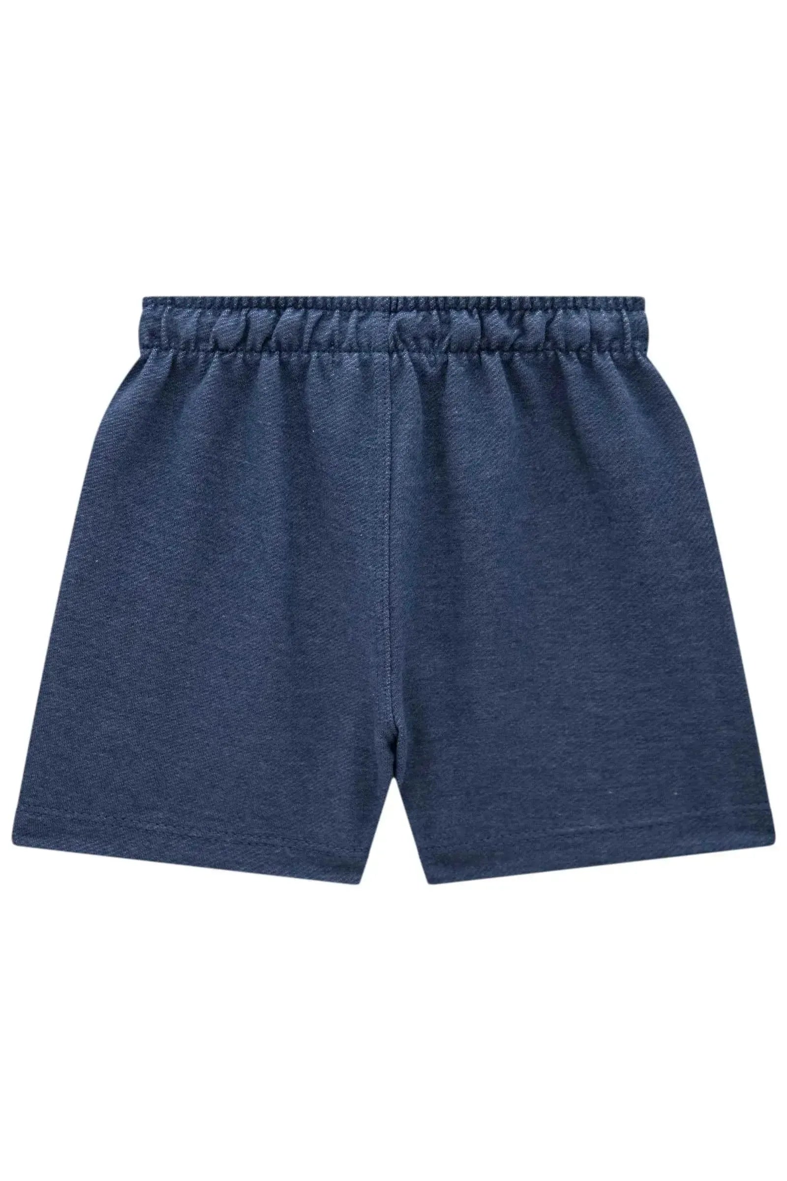 Bermuda em Cotton Jeans com Elastano 84730 LucBoo Bebê Menino