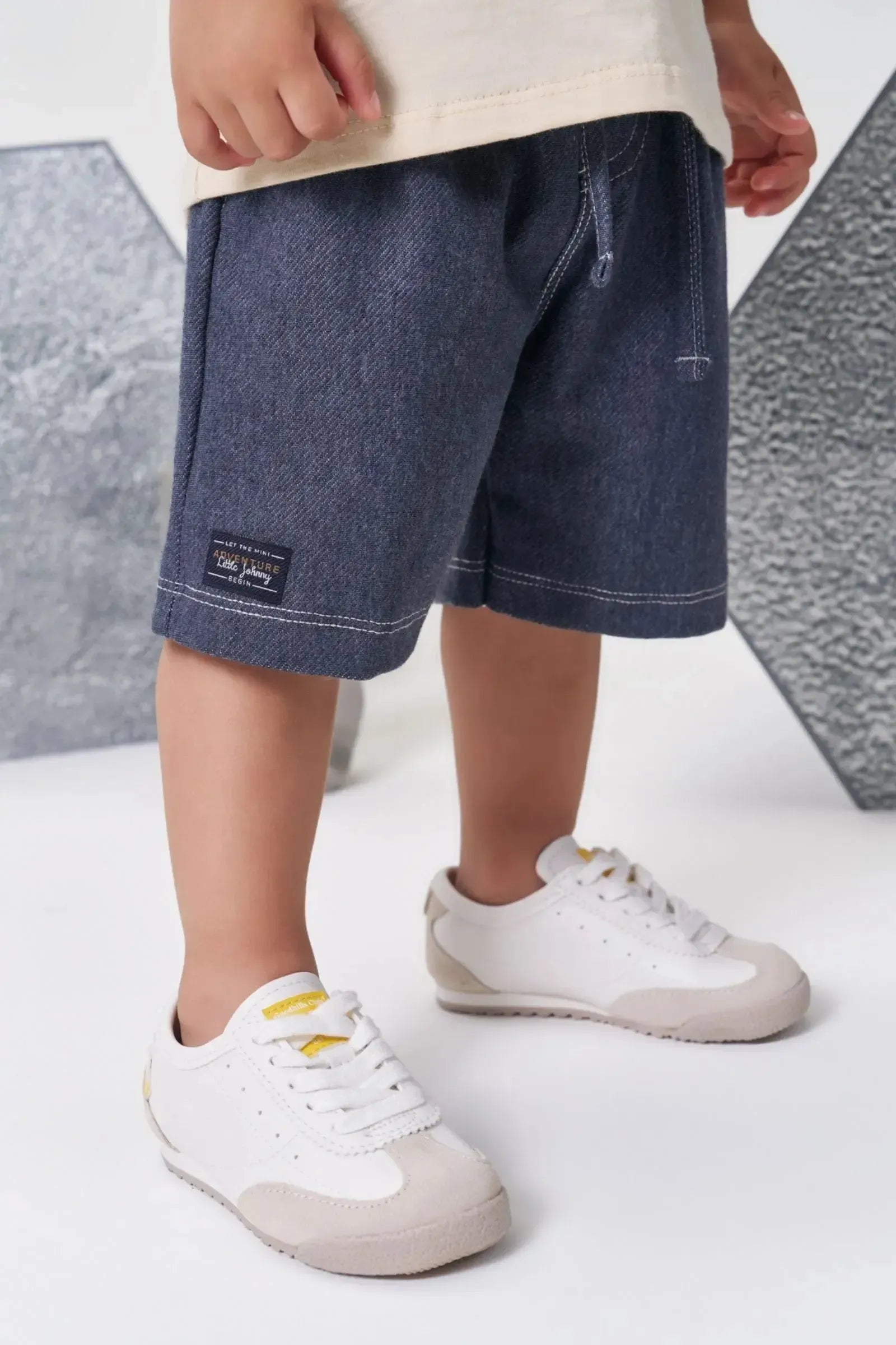 Bermuda em Cotton Jeans com Elastano 94852 Johnny Fox Bebê Menino