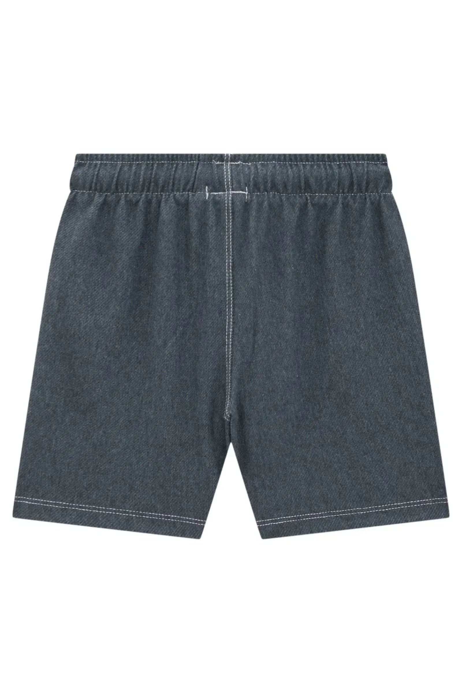 Bermuda em Cotton Jeans com Elastano 94852 Johnny Fox Bebê Menino