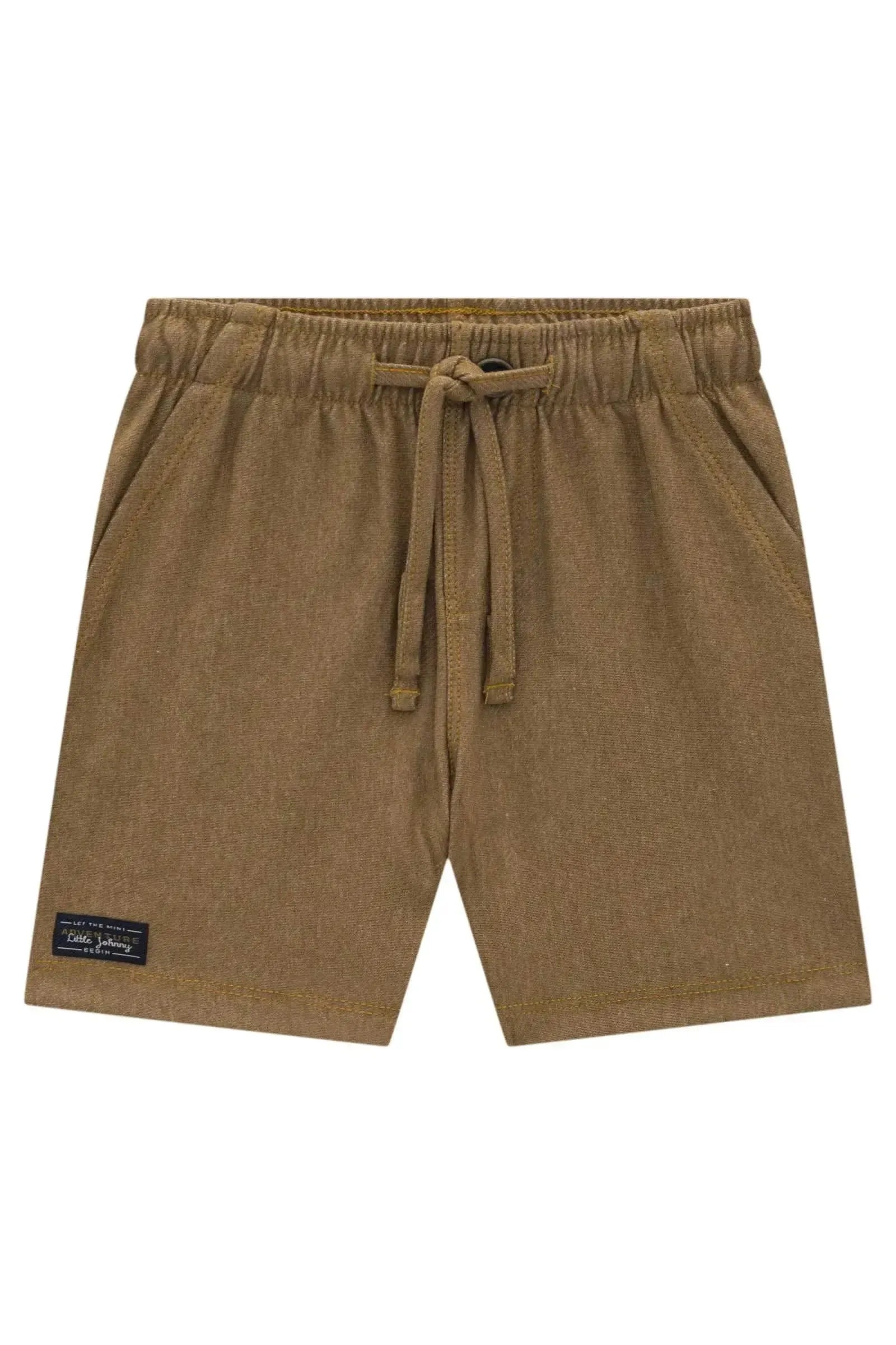Bermuda em Cotton Jeans com Elastano 94852 Johnny Fox Bebê Menino
