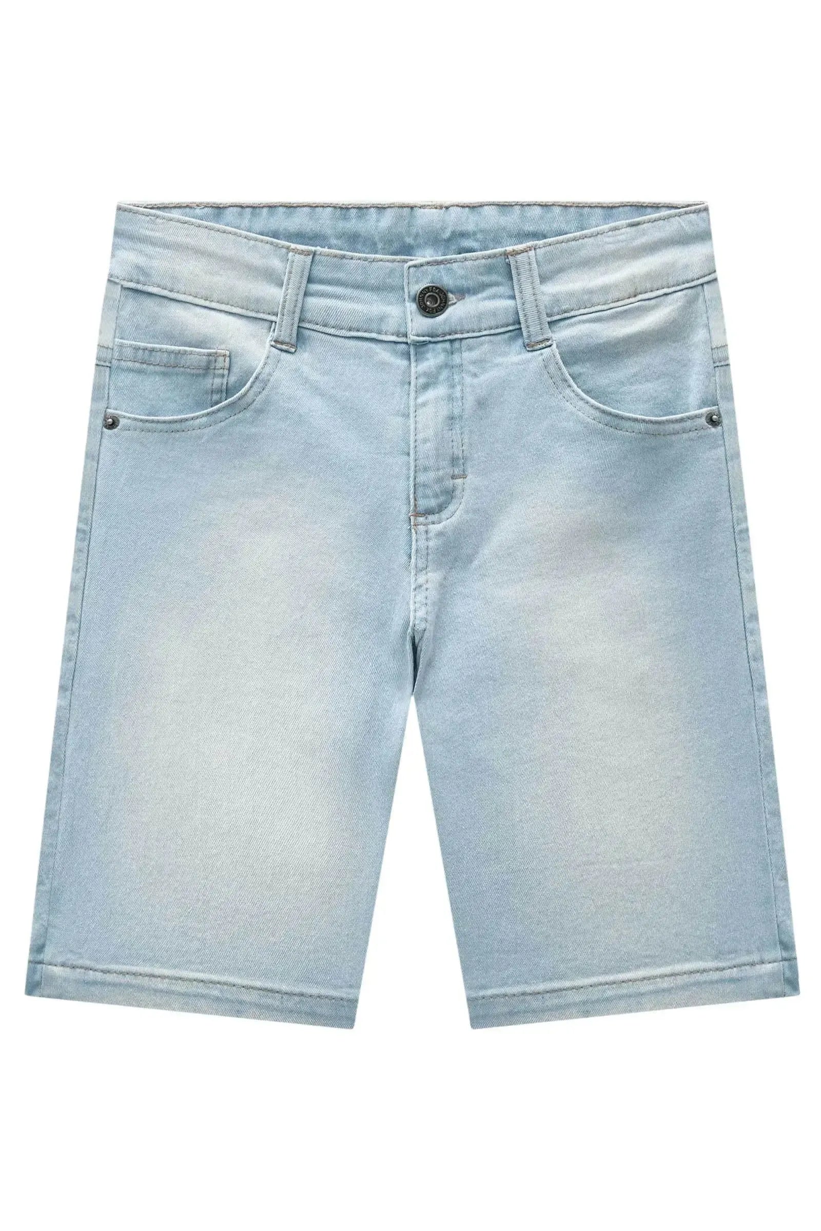 Bermuda em Jeans Guga com Elastano 83762 Johnny Fox Teen Menino