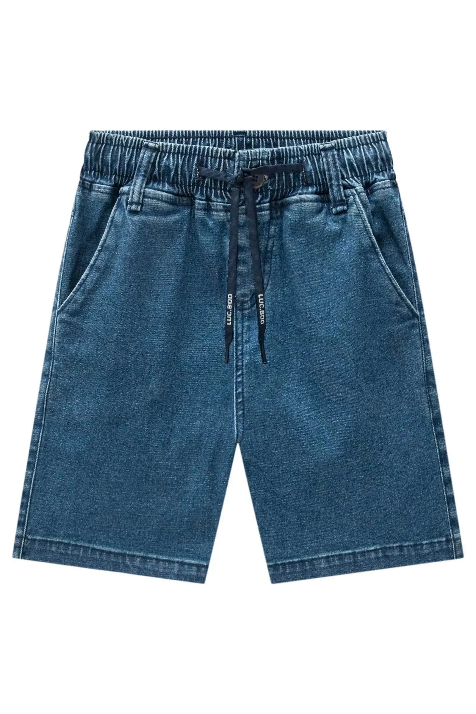 Bermuda em Jeans Guga com Elastano 95409 LucBoo Infantil Menino