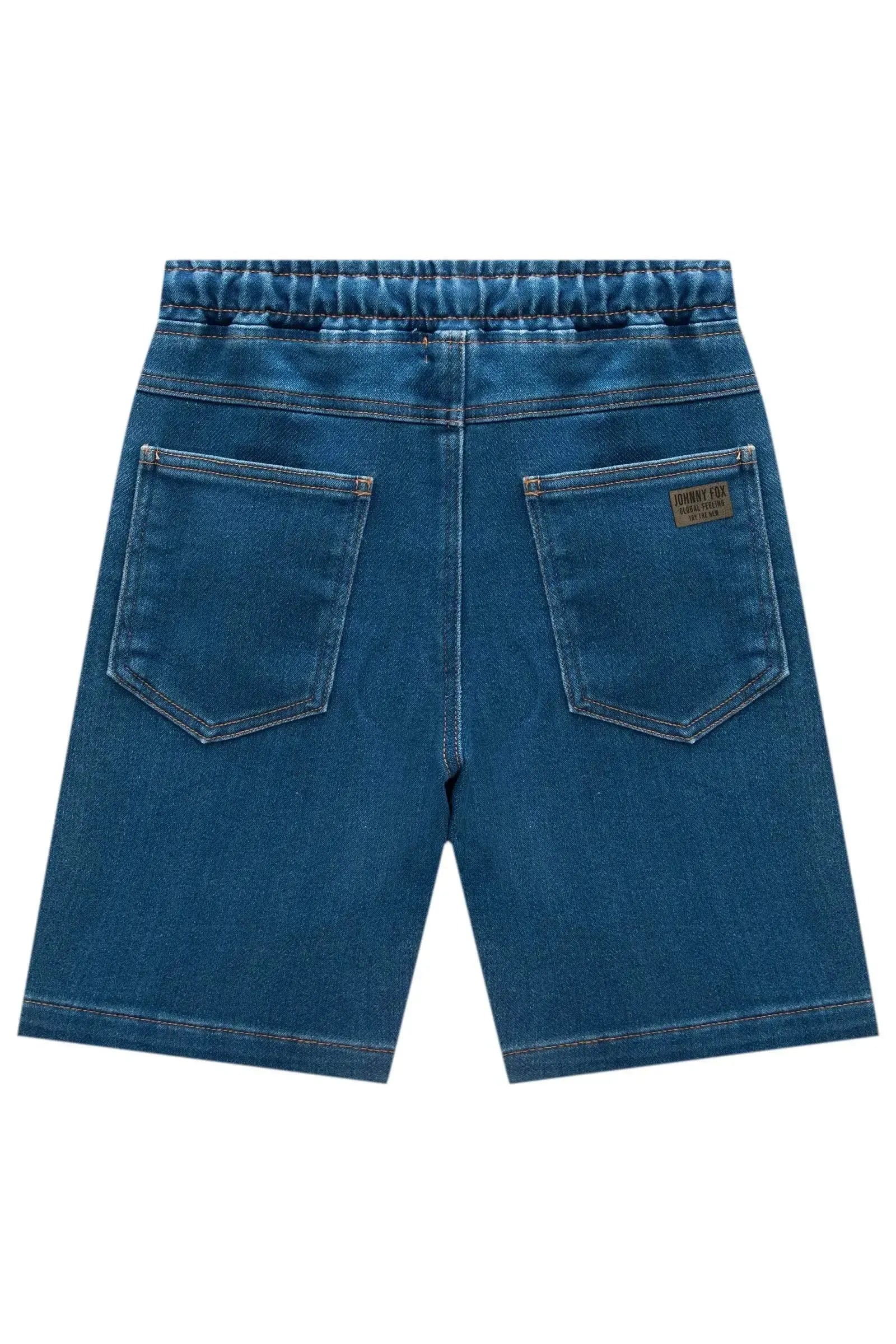 Bermuda em Jeans Street com Elastano 83538 Johnny Fox Teen Menino
