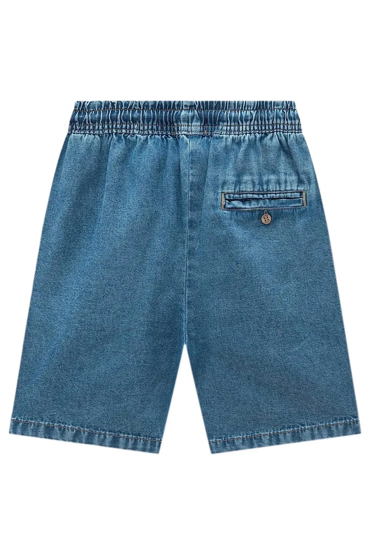 Bermuda em Jeans Teca 99333 LucBoo Infantil Menino