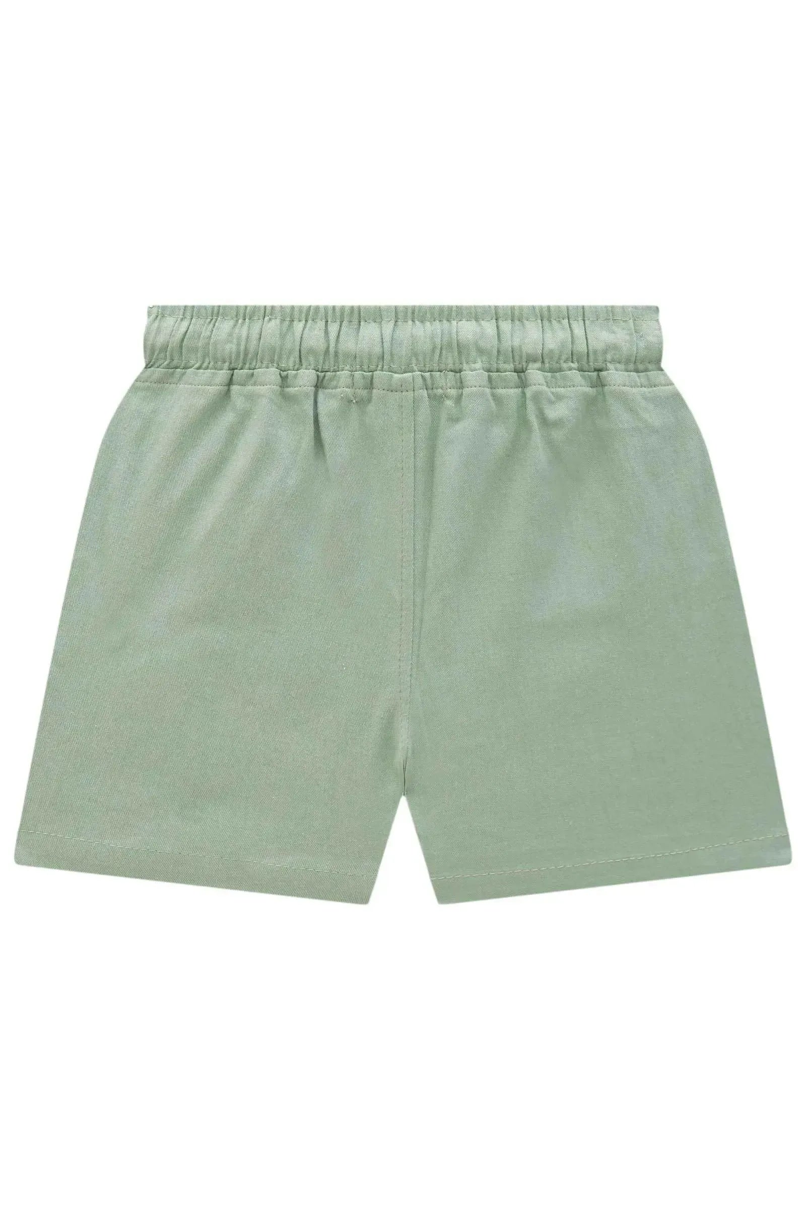 Bermuda em Linho Santorine com Elastano 83122 LucBoo Bebê Menino