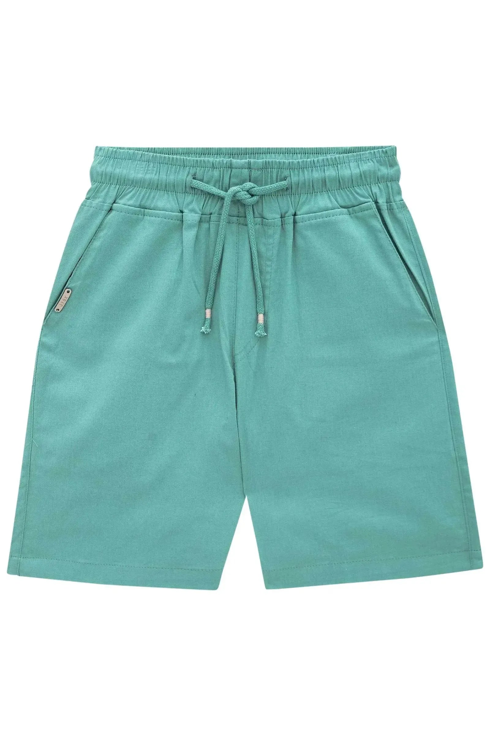 Bermuda em Linho Santorine com Elastano 83797 Johnny Fox Teen Menino
