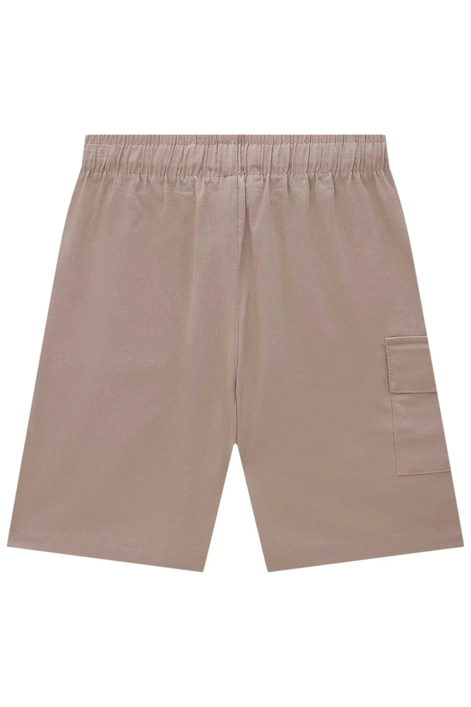 Bermuda em Linho Santorine com Elastano 84131 Johnny Fox Teen Menino