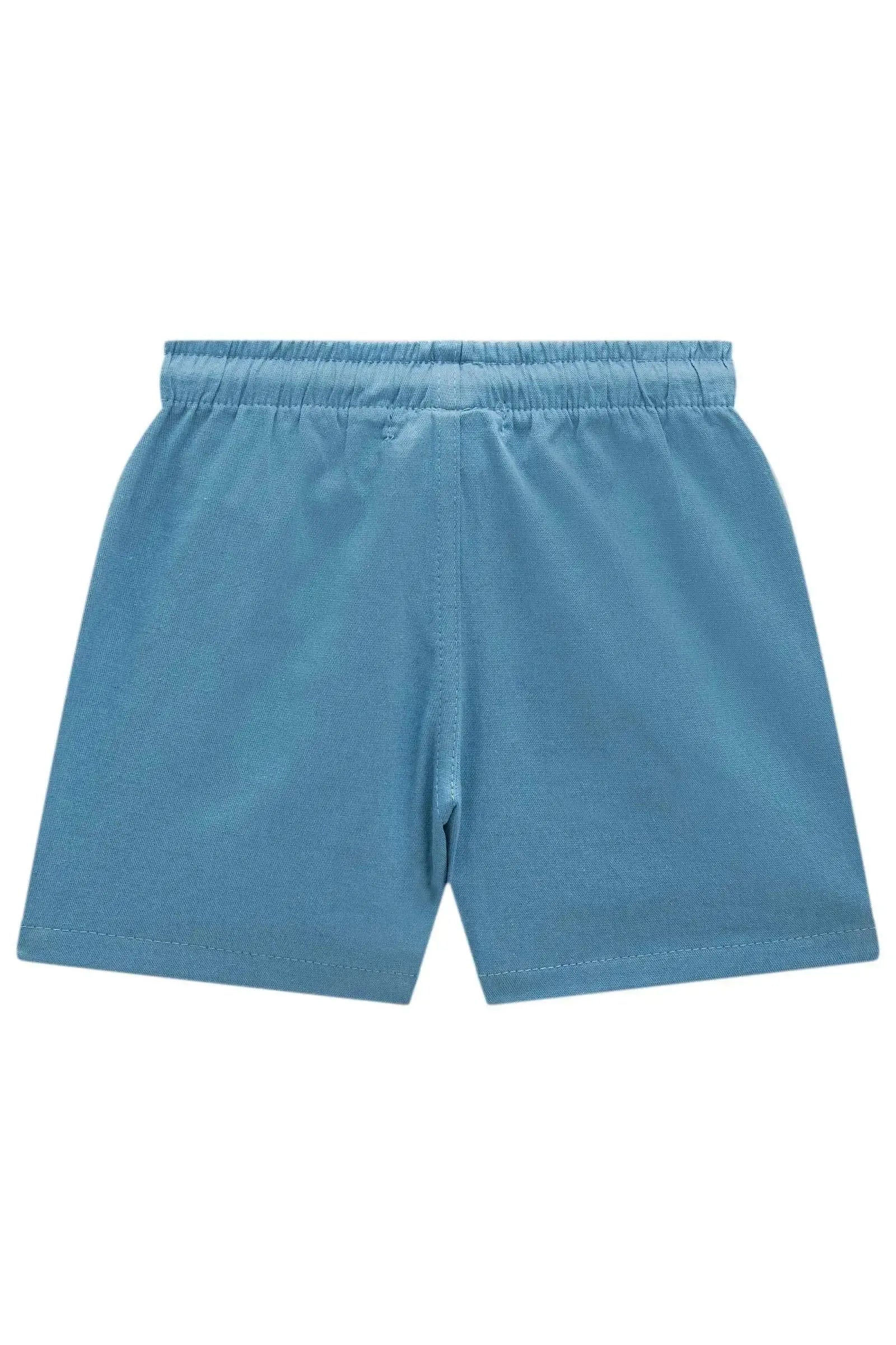 Bermuda em Linho Santorine com Elastano 84258 Johnny Fox Bebê Menino