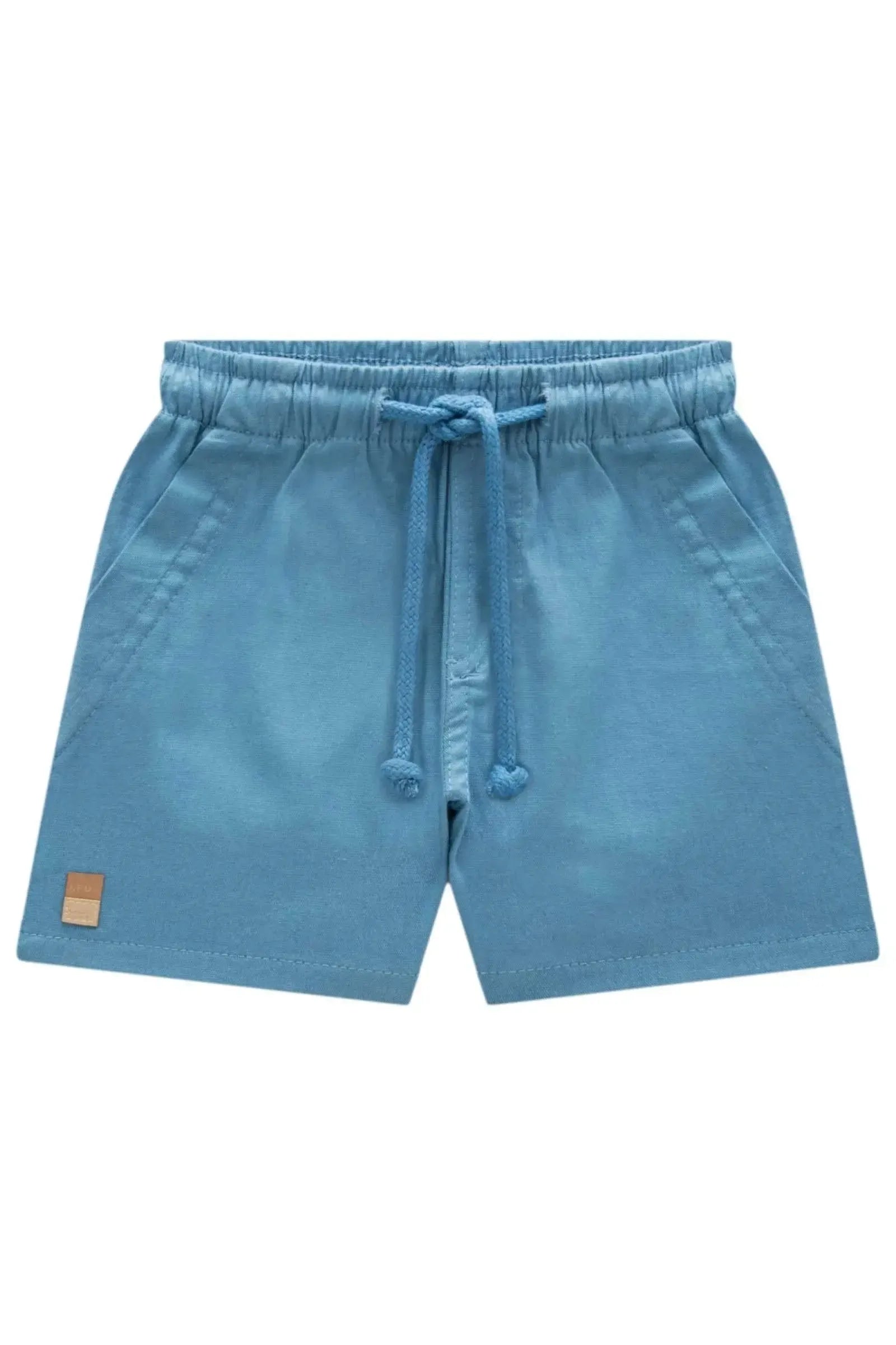 Bermuda em Linho Santorine com Elastano 84258 Johnny Fox Bebê Menino