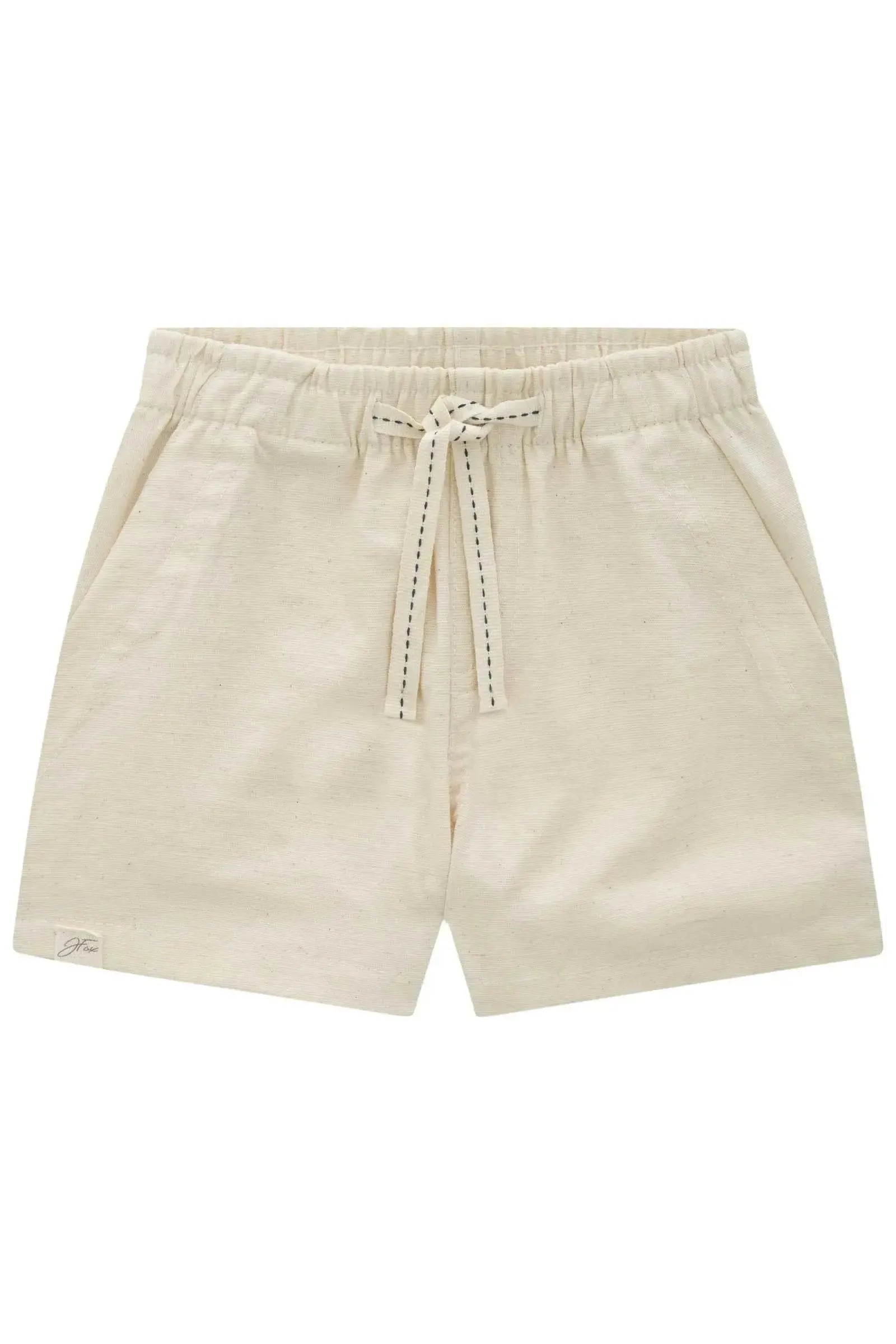 Bermuda em Linho Santorine com Elastano 86344 Johnny Fox Bebê Menino