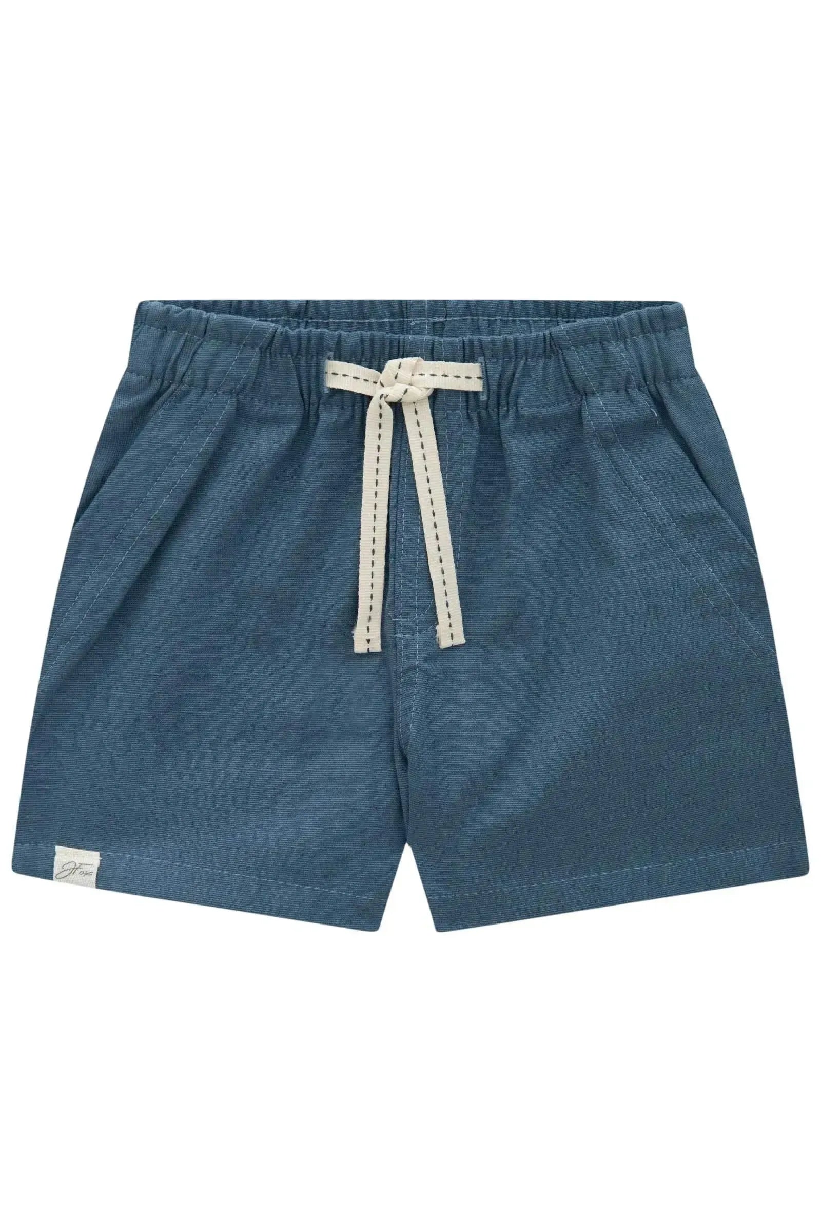 Bermuda em Linho Santorine com Elastano 86344 Johnny Fox Bebê Menino
