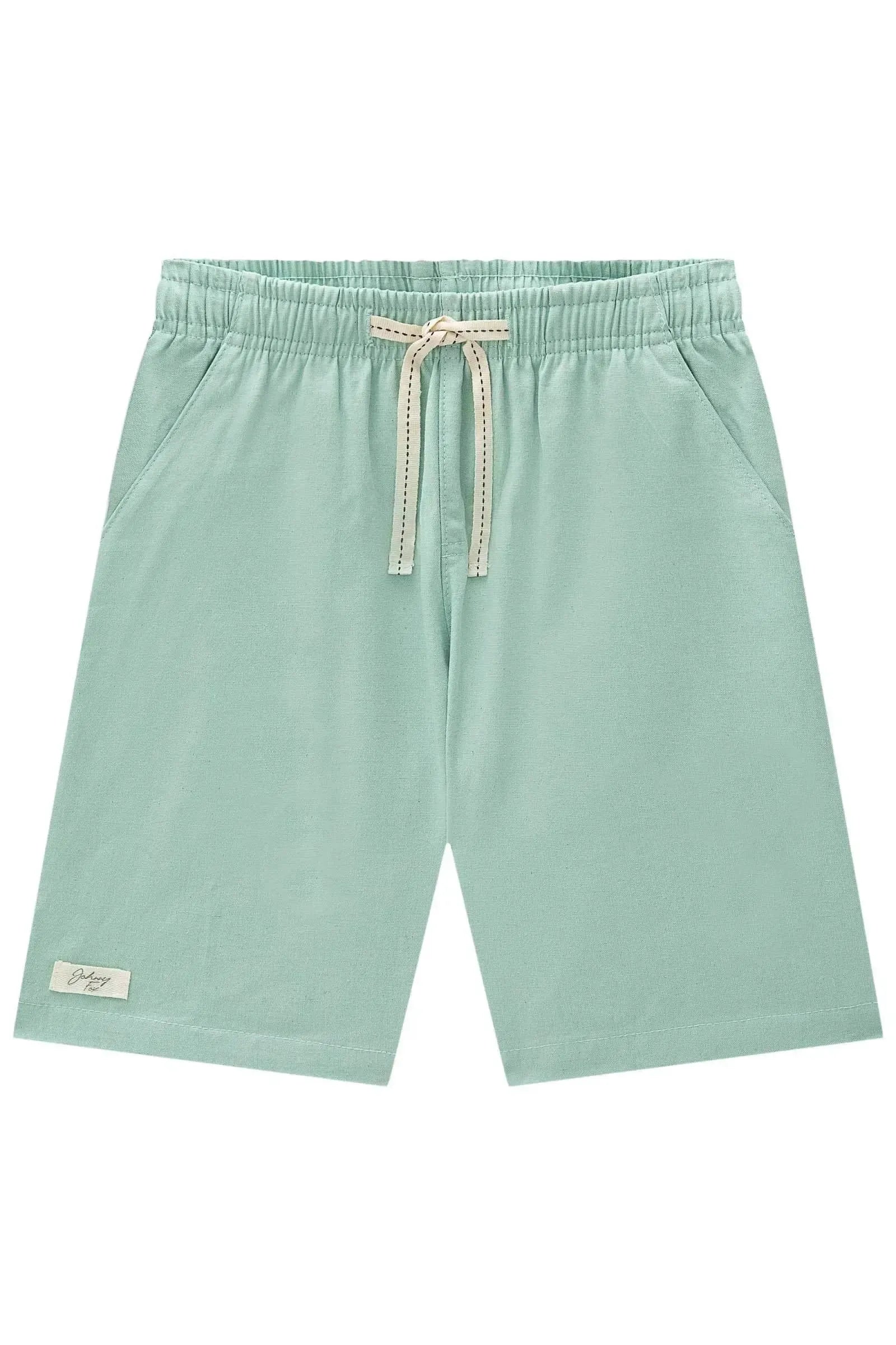 Bermuda em Linho Santorine com Elastano 86823 Johnny Fox Teen Menino
