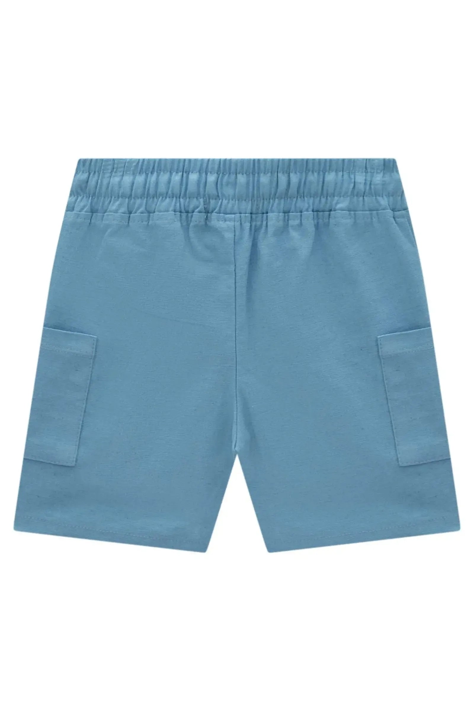 Bermuda em Linho Santorine com Elastano 95367 LucBoo Infantil Menino