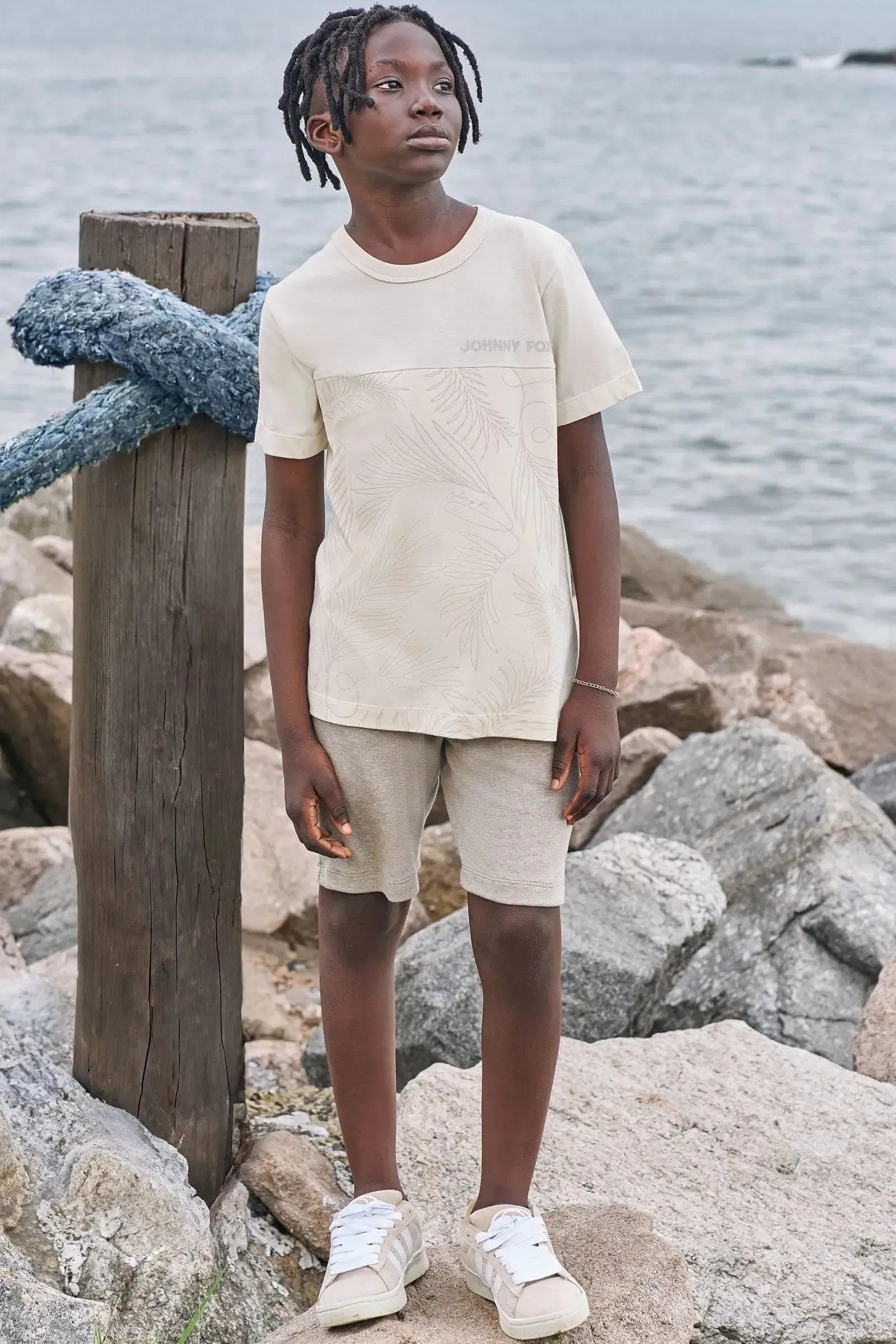 Bermuda em Malha Active 83803 Johnny Fox Teen Menino