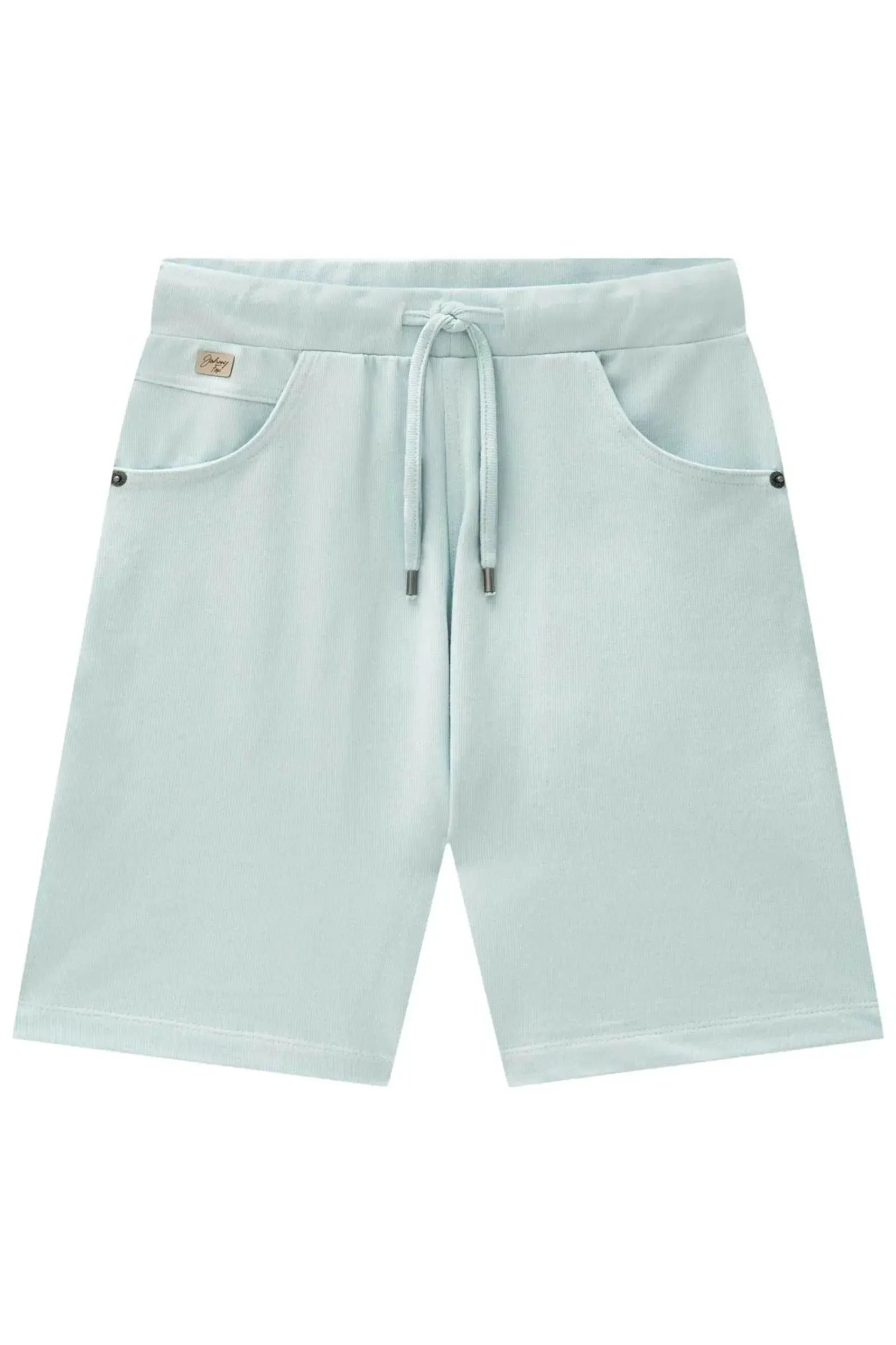 Bermuda em Malha Denim com Elastano 87058 Johnny Fox Teen Menino