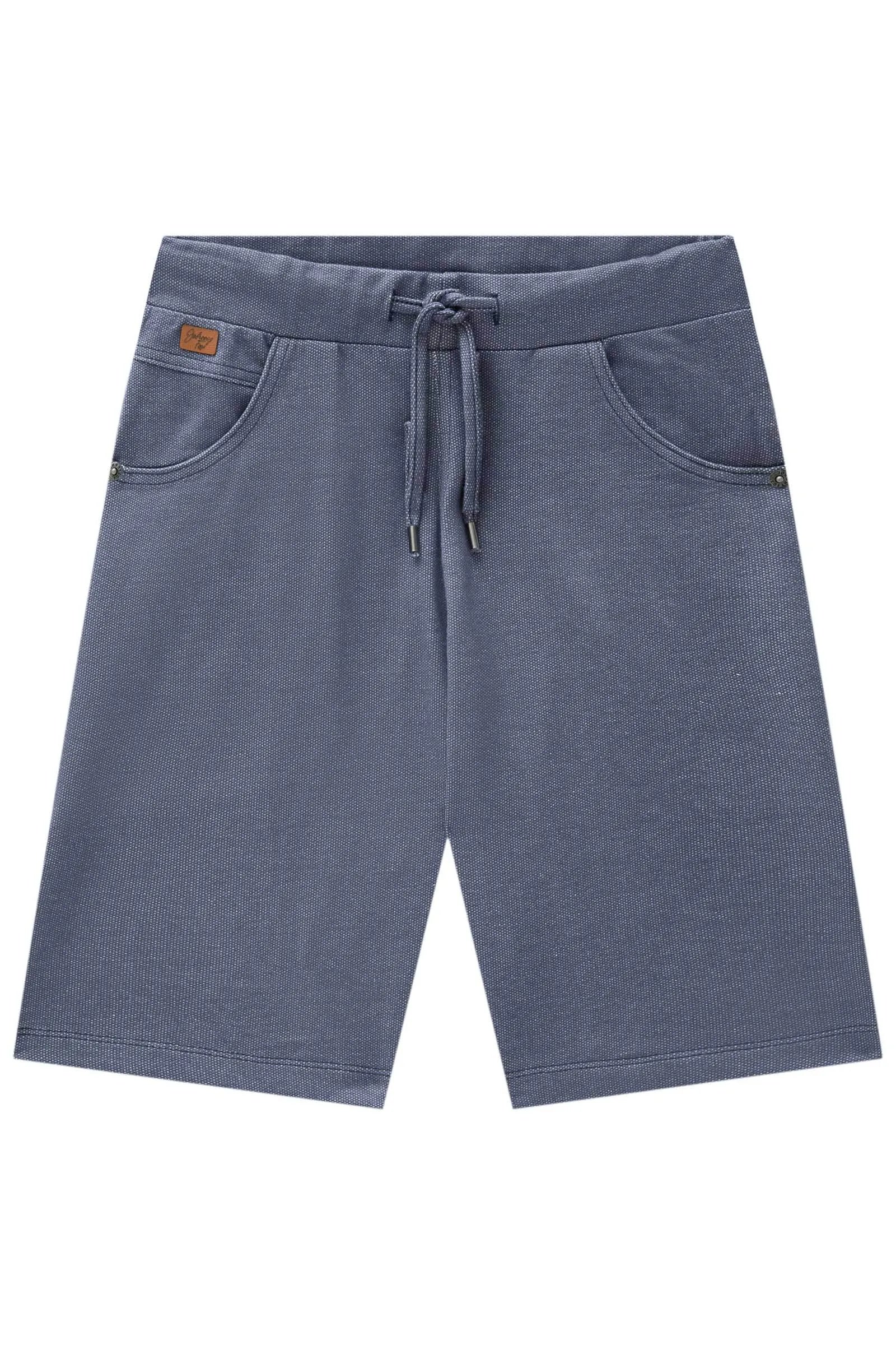 Bermuda em Malha Denim com Elastano 88763 Johnny Fox Teen Menino