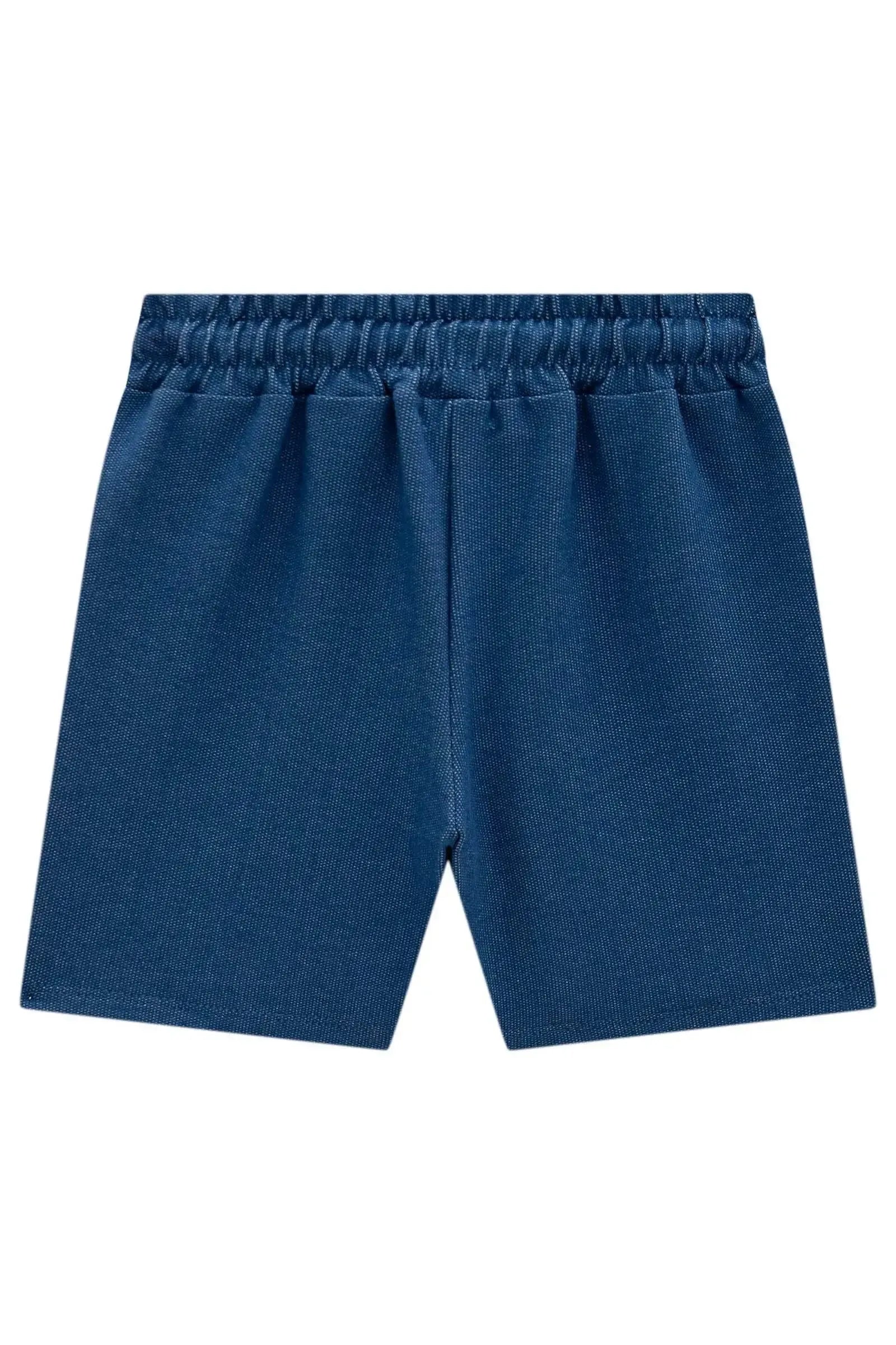 Bermuda em Malha Denim com Elastano 94854 Johnny Fox Teen Menino