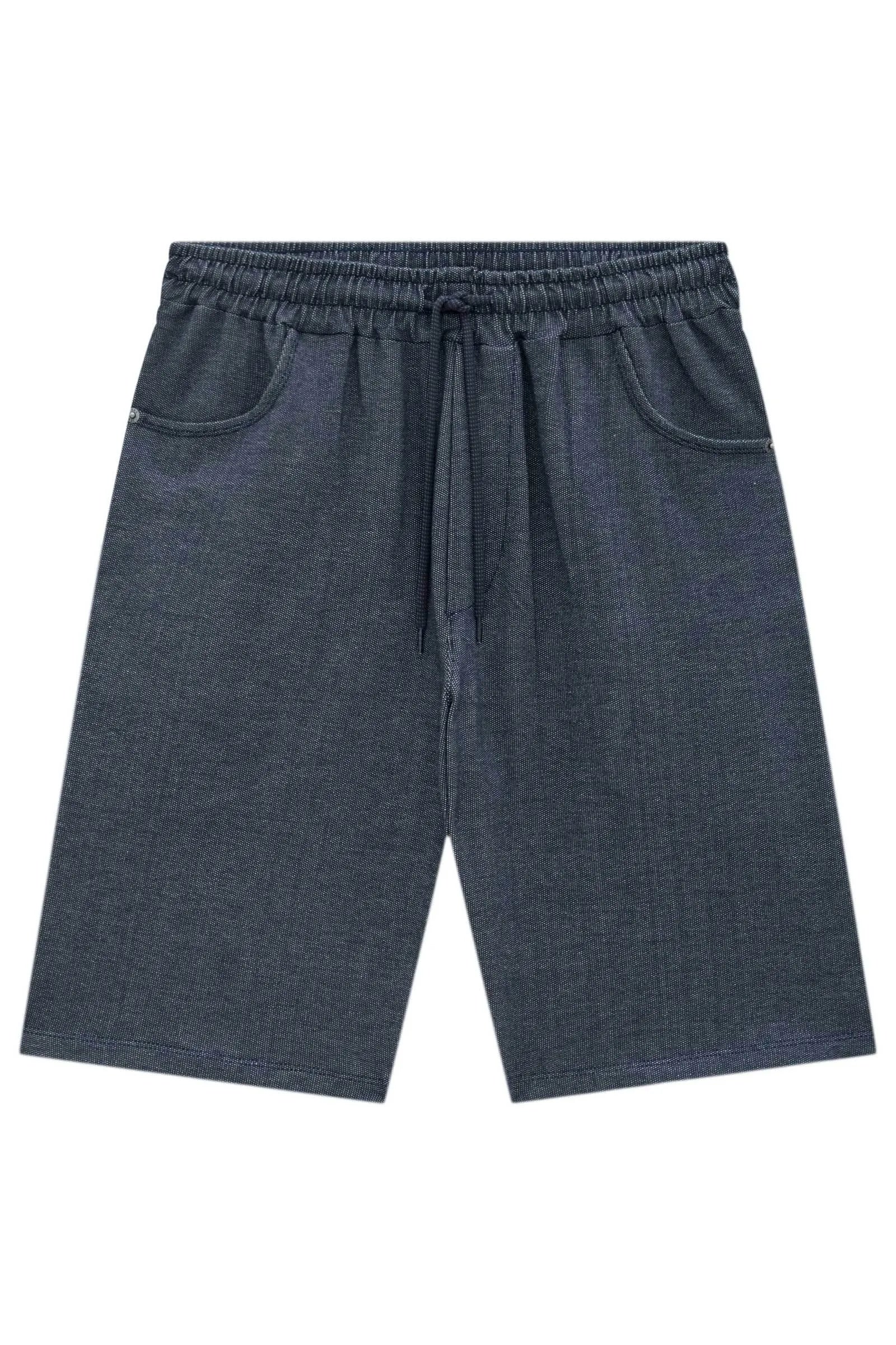 Bermuda em Malha Denim com Elastano 97028 Johnny Fox Teen Menino