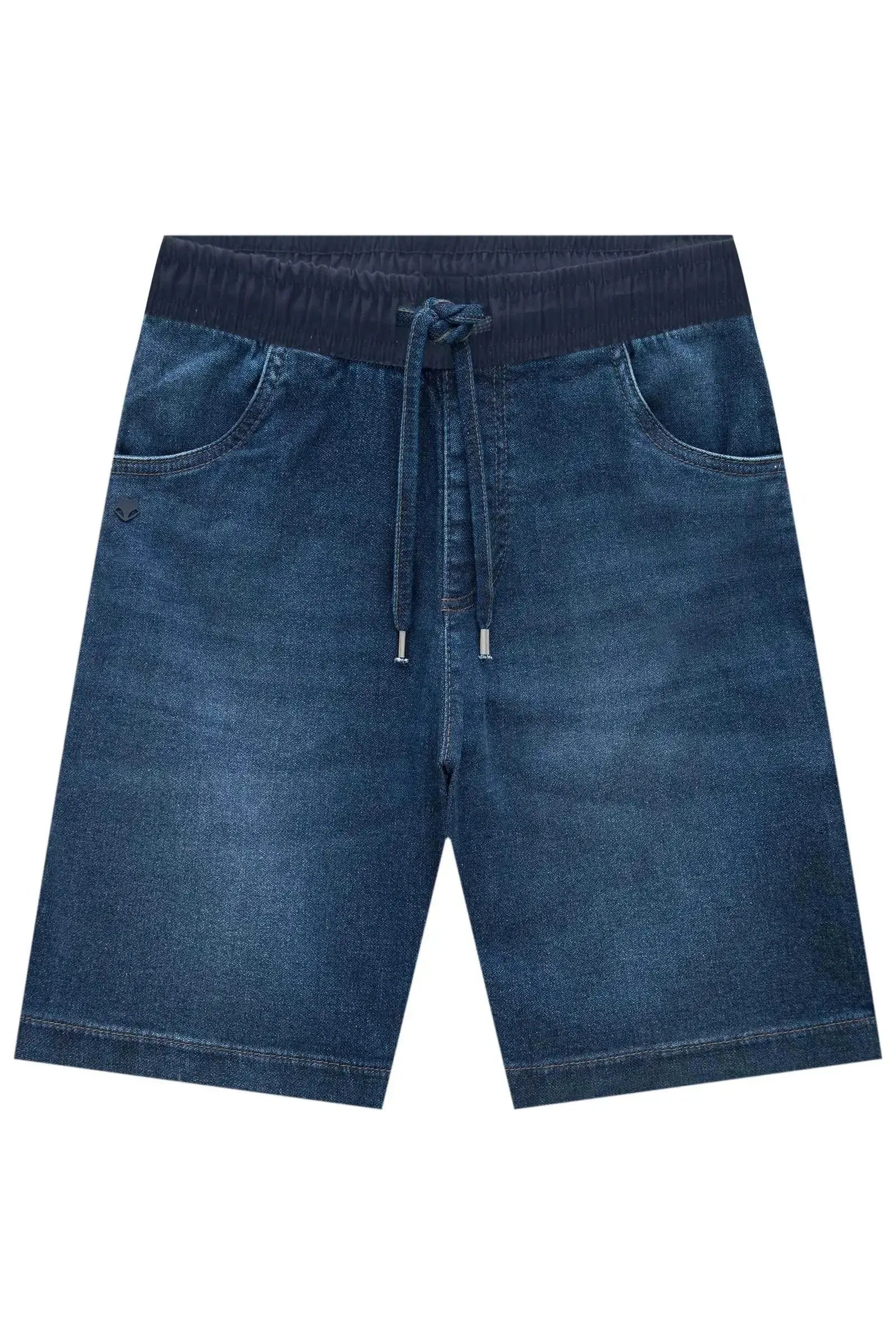 Bermuda em Malha Jeans Trek com Elastano 93370 Johnny Fox Teen Menino