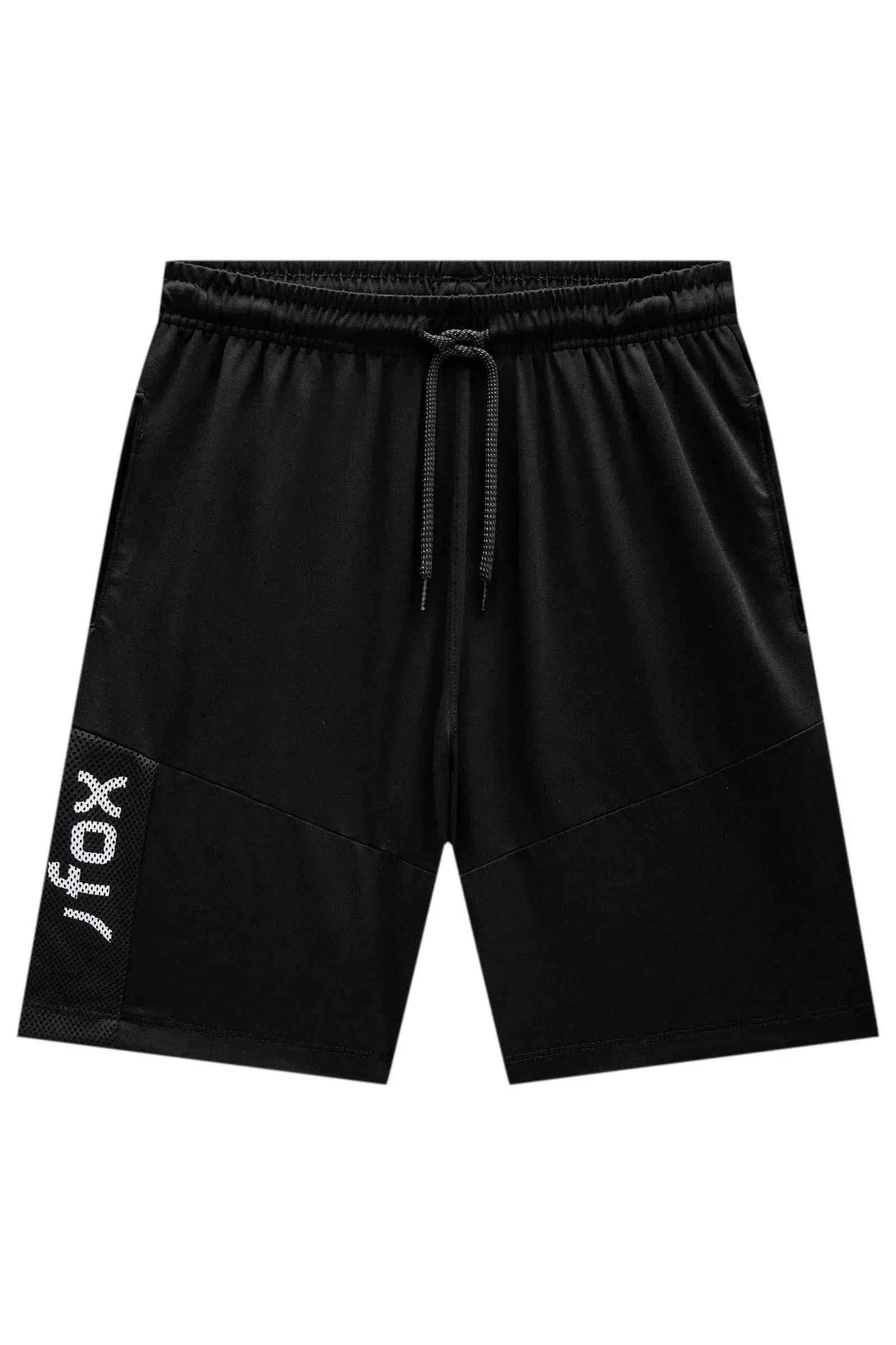 Bermuda em Malha Uv Dry com Detalhe em Tela Fashion 85646 Johnny Fox Teen Menino