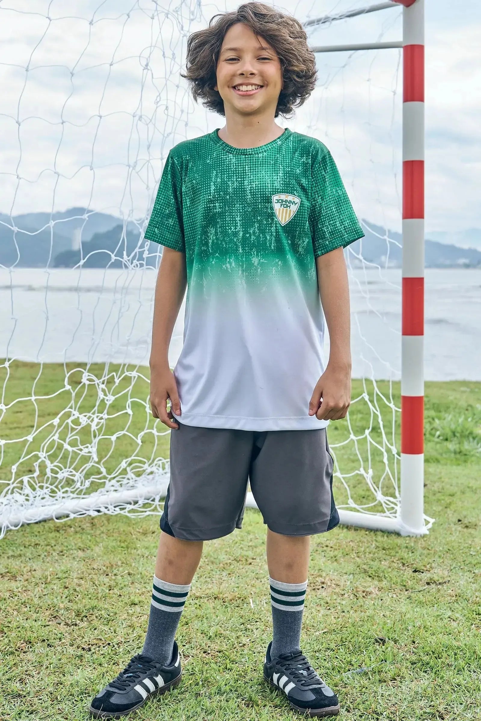 Bermuda em Malha Uv Dry com Proteção UV50+ 85630 Johnny Fox Teen Menino