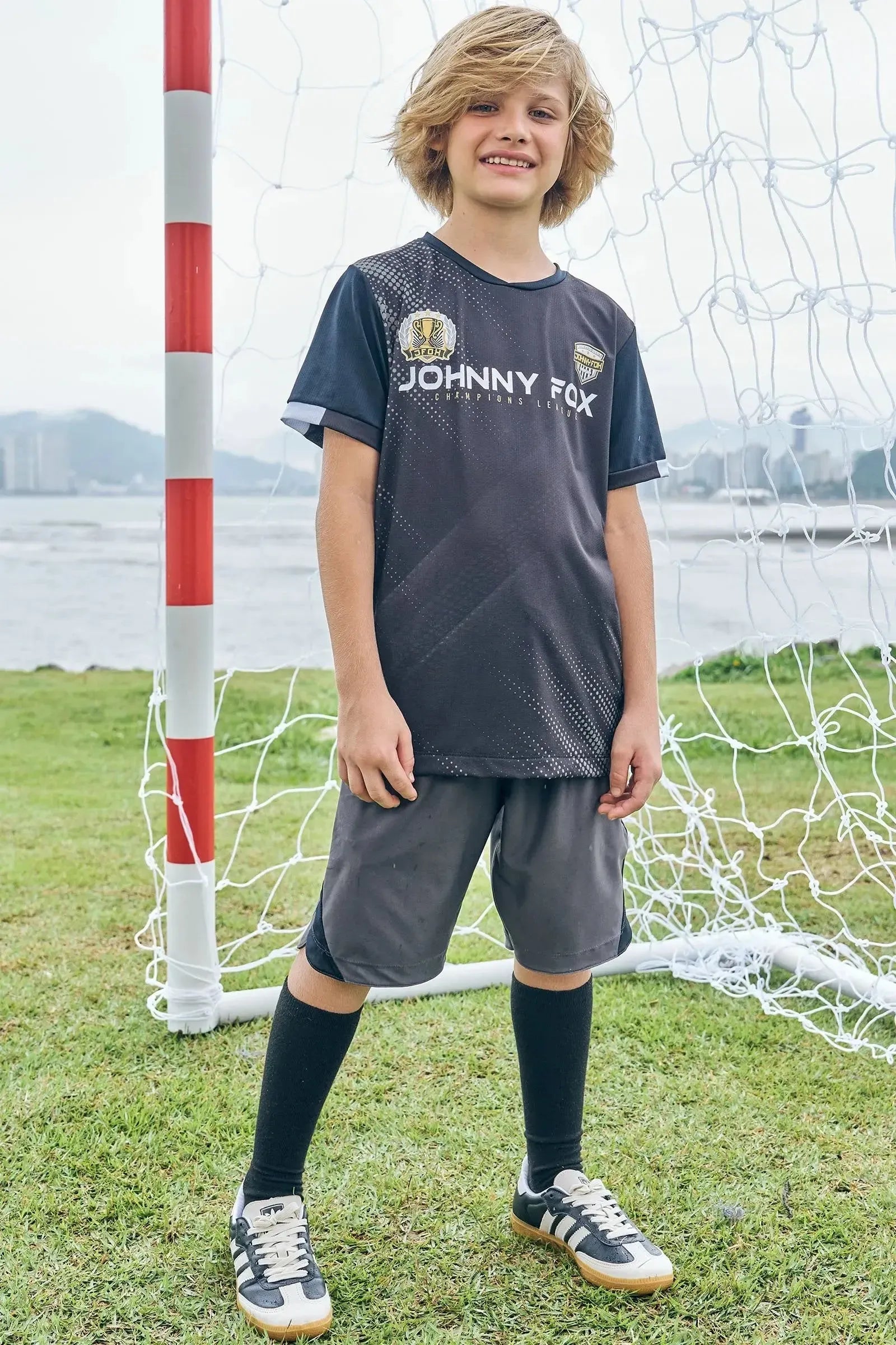 Bermuda em Malha Uv Dry com Proteção UV50+ 85630 Johnny Fox Teen Menino