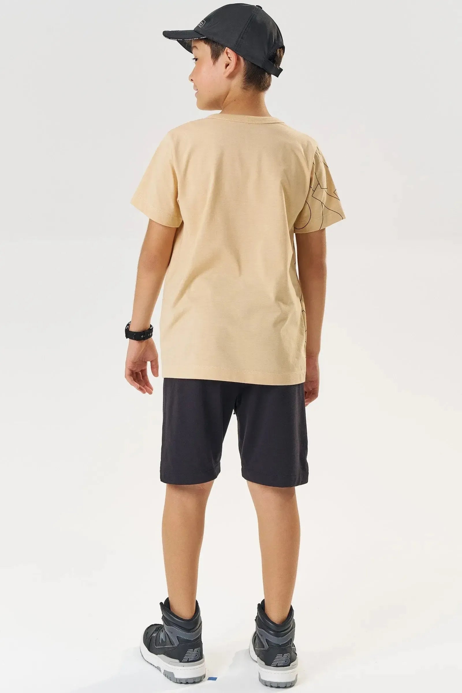 Bermuda em Malha Viscose com Elastano 84370 Johnny Fox Teen Menino