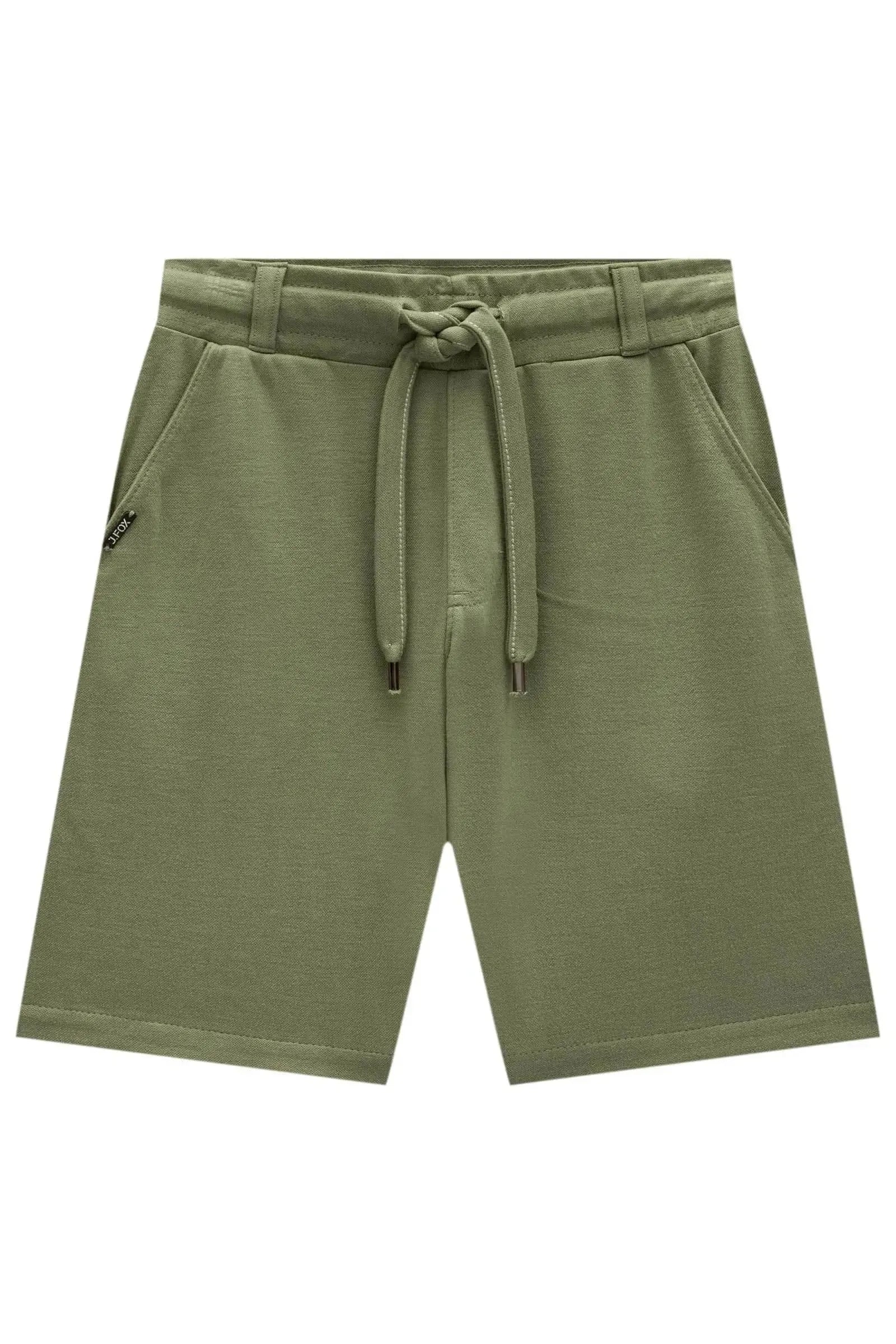 Bermuda em Malha Viscose com Elastano 84370 Johnny Fox Teen Menino