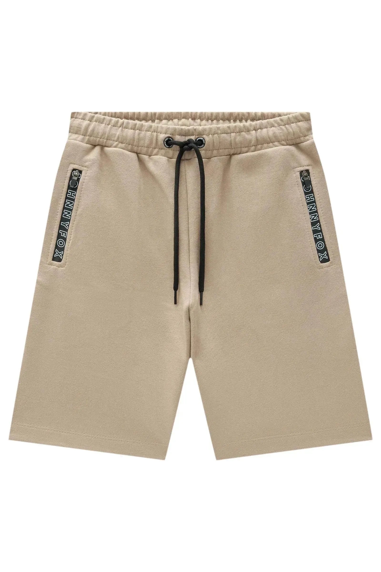 Bermuda em Moletom sem Pelúcia 84130 Johnny Fox Teen Menino