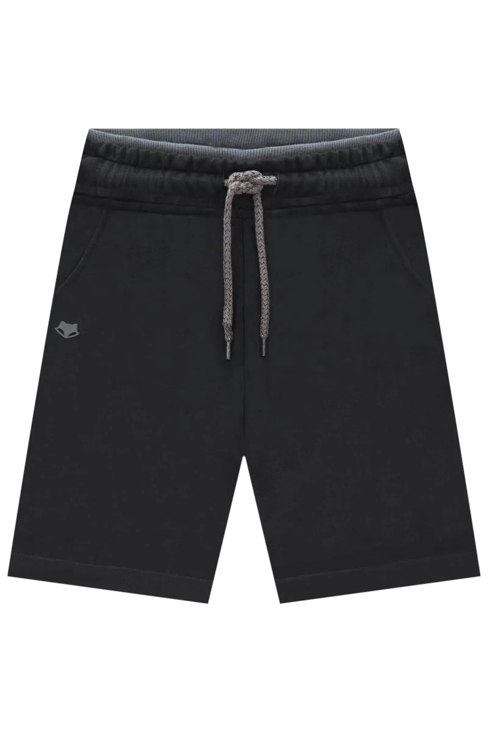 Bermuda em Moletom sem Pelúcia 92996 Johnny Fox Teen Menino