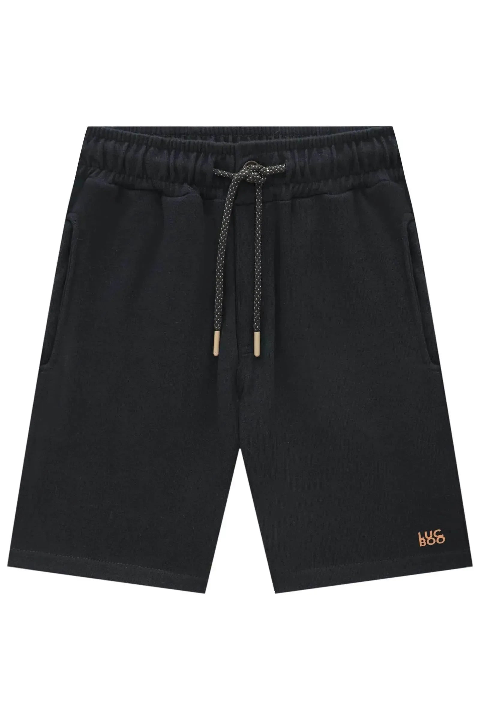 Bermuda em Moletwill com Elastano 93719 LucBoo Infantil Menino