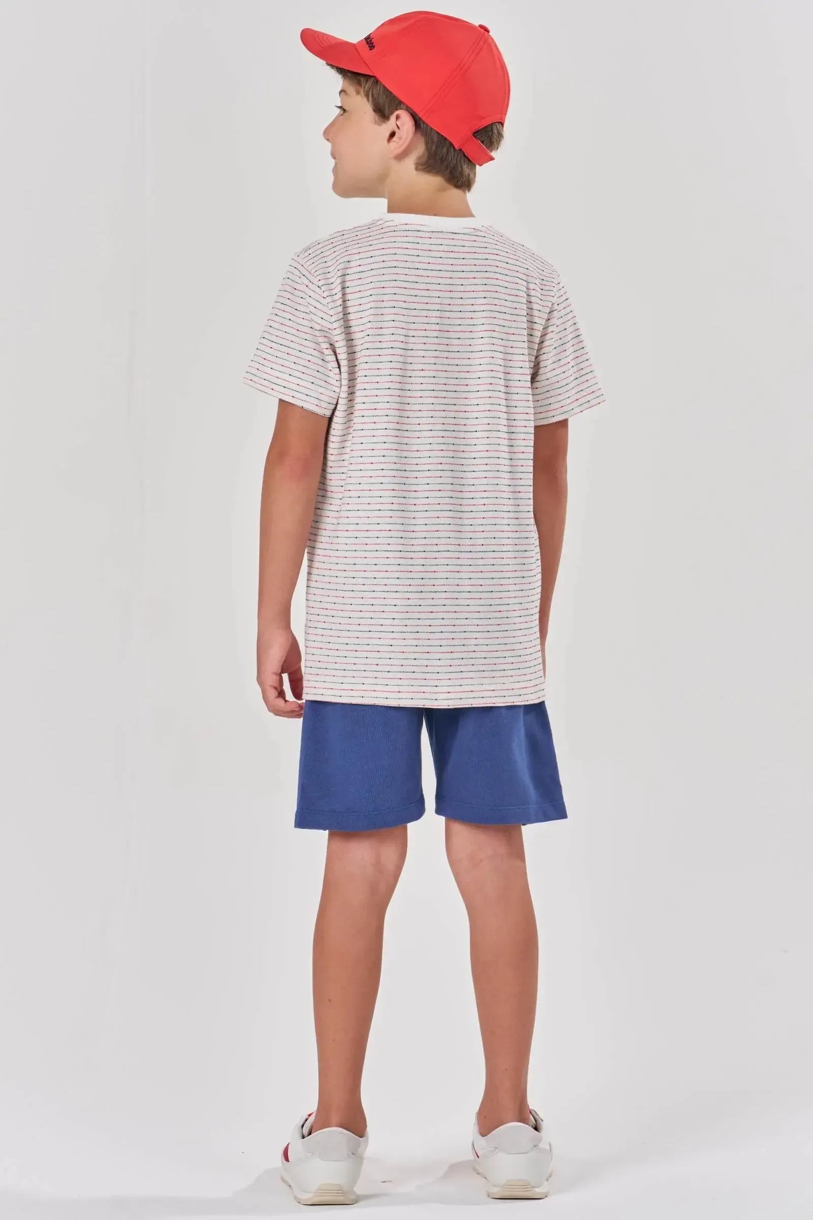 Bermuda em Moletwill com Elastano 83626 LucBoo Infantil Menino