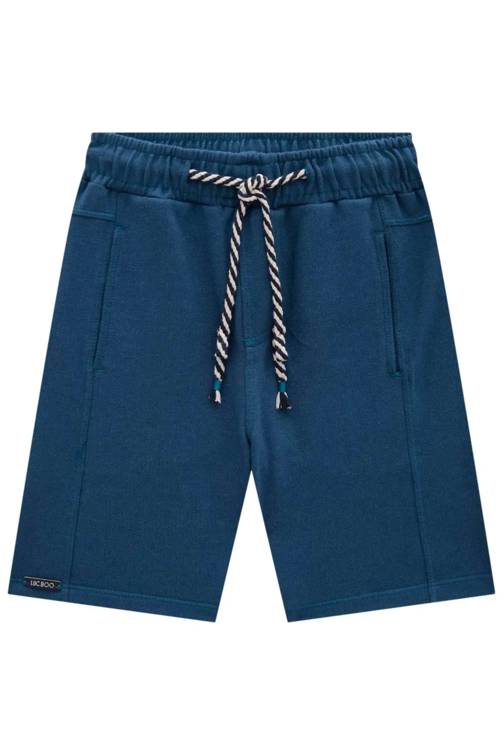 Bermuda em Moletwill com Elastano 83626 LucBoo Infantil Menino