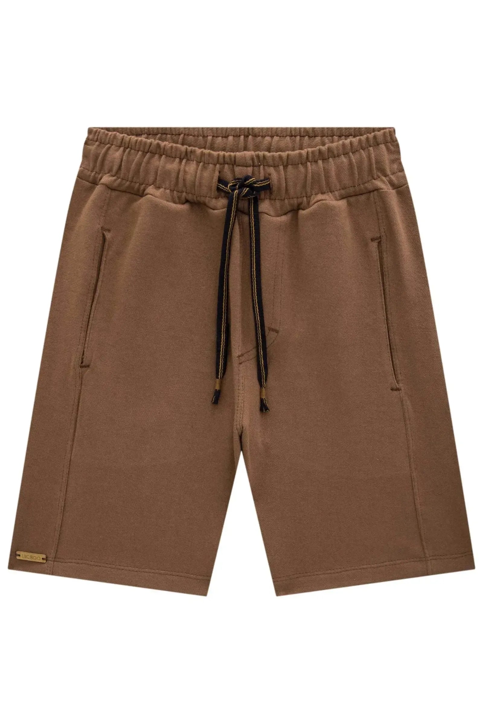 Bermuda em Moletwill com Elastano 83626 LucBoo Infantil Menino