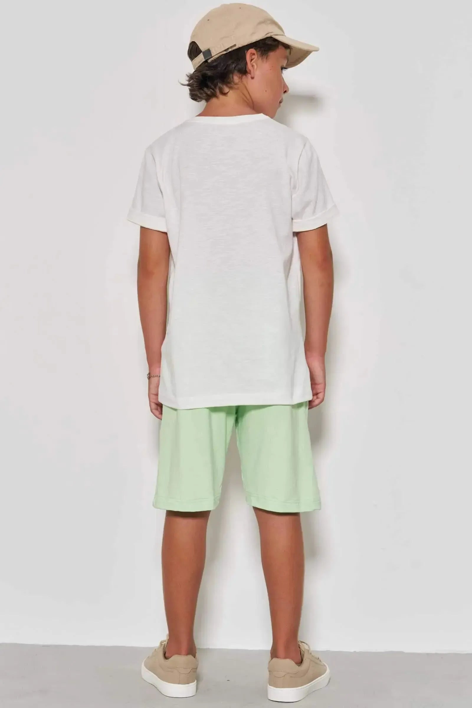 Bermuda em Molevisco com Elastano 86825 Johnny Fox Teen Menino