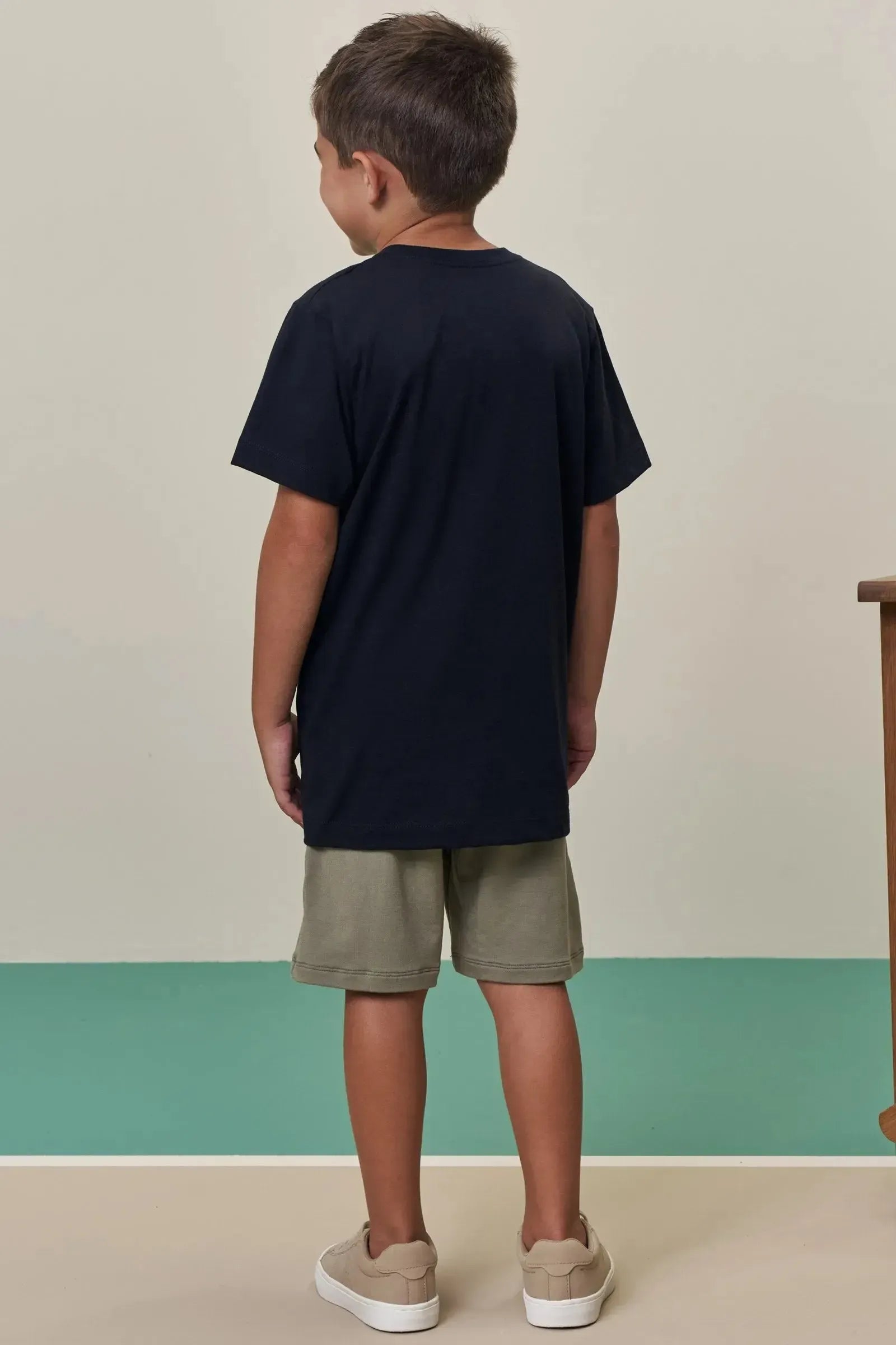 Bermuda em Molevisco com Elastano 98759 LucBoo Infantil Menino