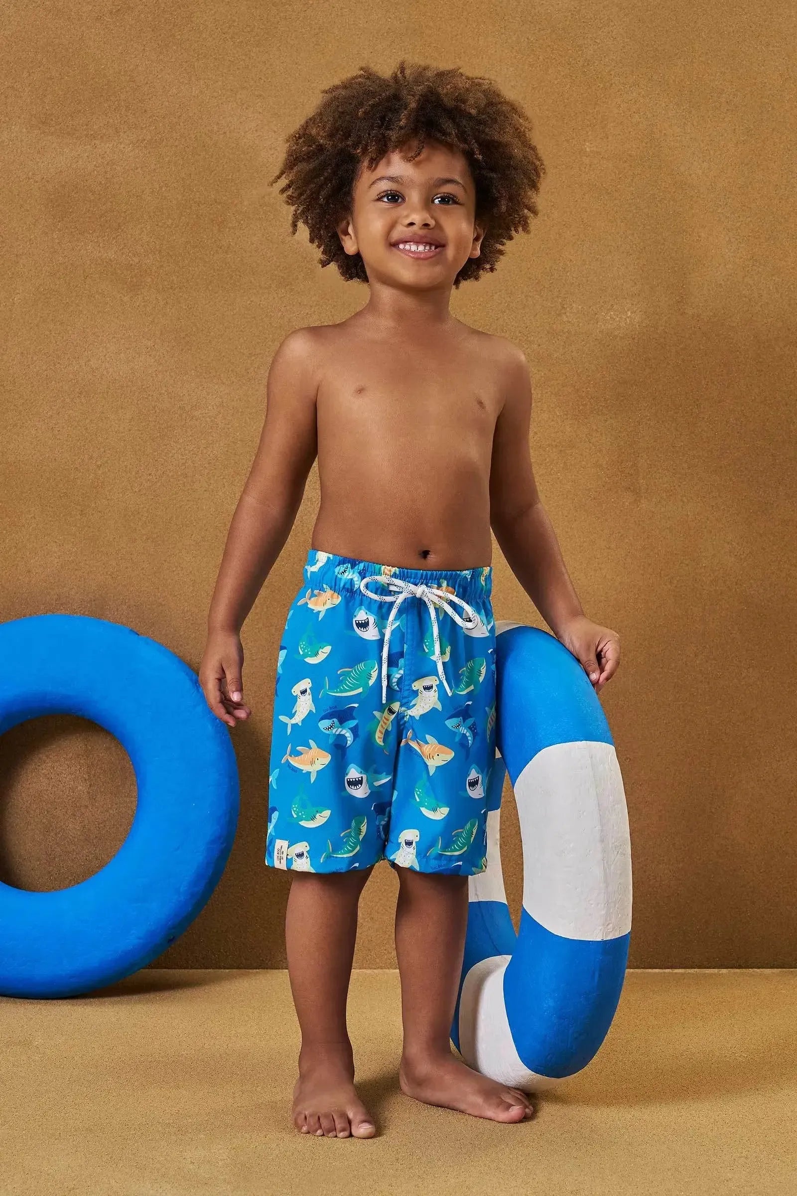 Bermuda em Nylon Ergonomic com Elastano 95471 LucBoo Infantil Menino
