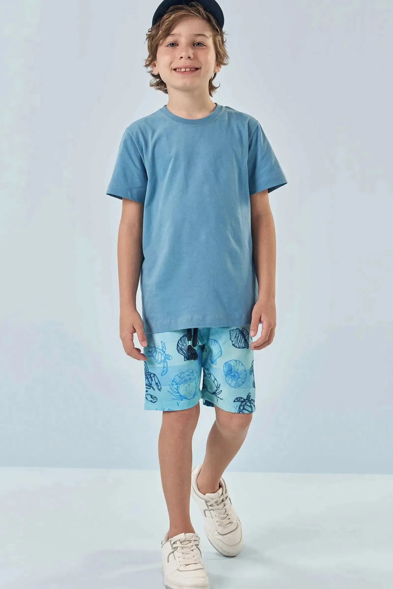 Bermuda em Nylon Ergonomic com Elastano 83628 LucBoo Infantil Menino