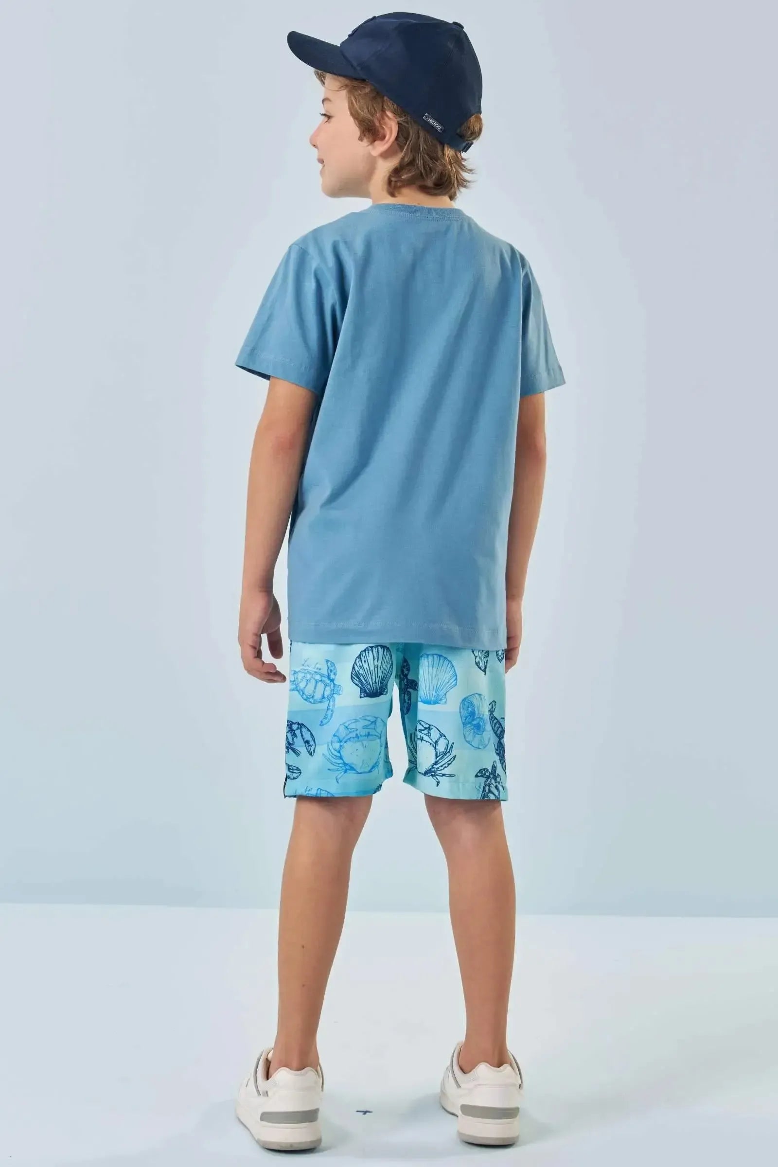 Bermuda em Nylon Ergonomic com Elastano 83628 LucBoo Infantil Menino