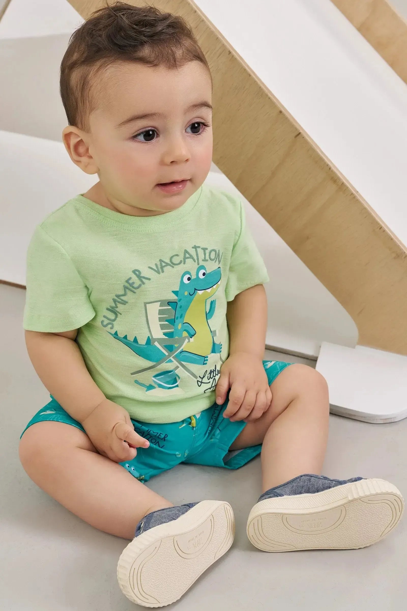 Bermuda em Nylon Ergonomic com Elastano 86339 Johnny Fox Bebê Menino