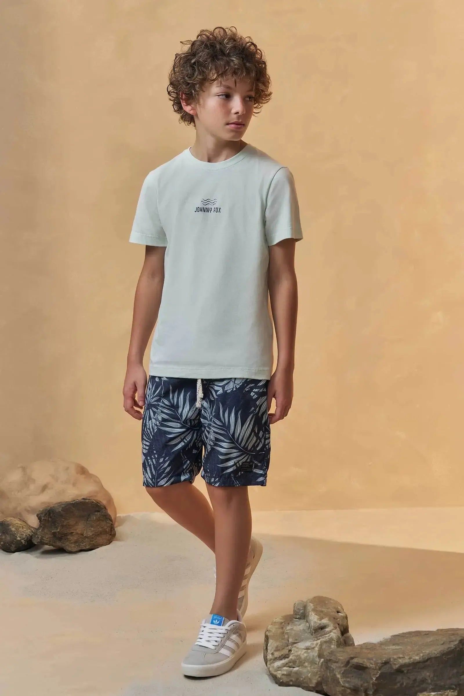 Bermuda em Nylon Ergonomic com Elastano 96700 Johnny Fox Teen Menino