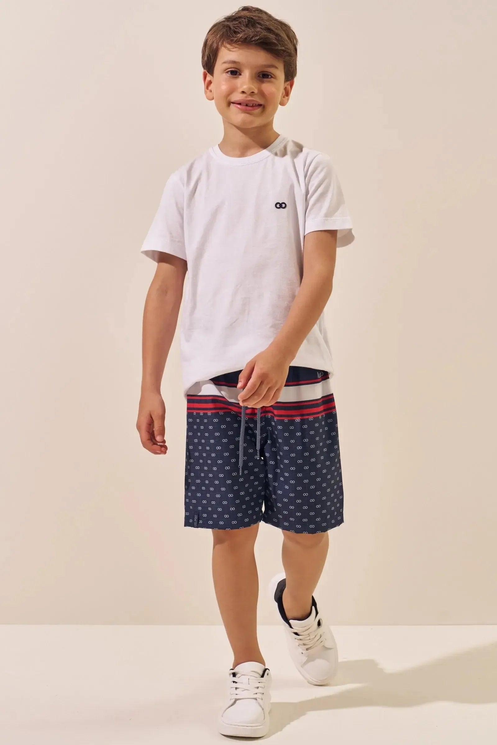Bermuda em Nylon Ergonomic com Elastano 97011 LucBoo Infantil Menino